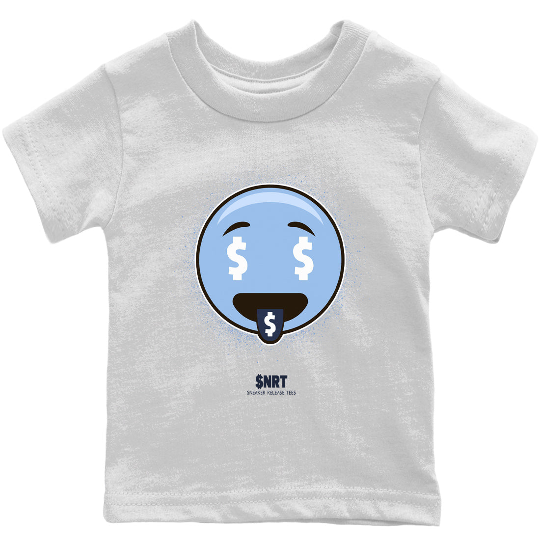 Jordan 6 UNC Shirt To Match Jordans Rich Emoji Sneaker Tees Jordan 6 UNC Drip Gear Zone Sneaker Matching Clothing Kids Shirts