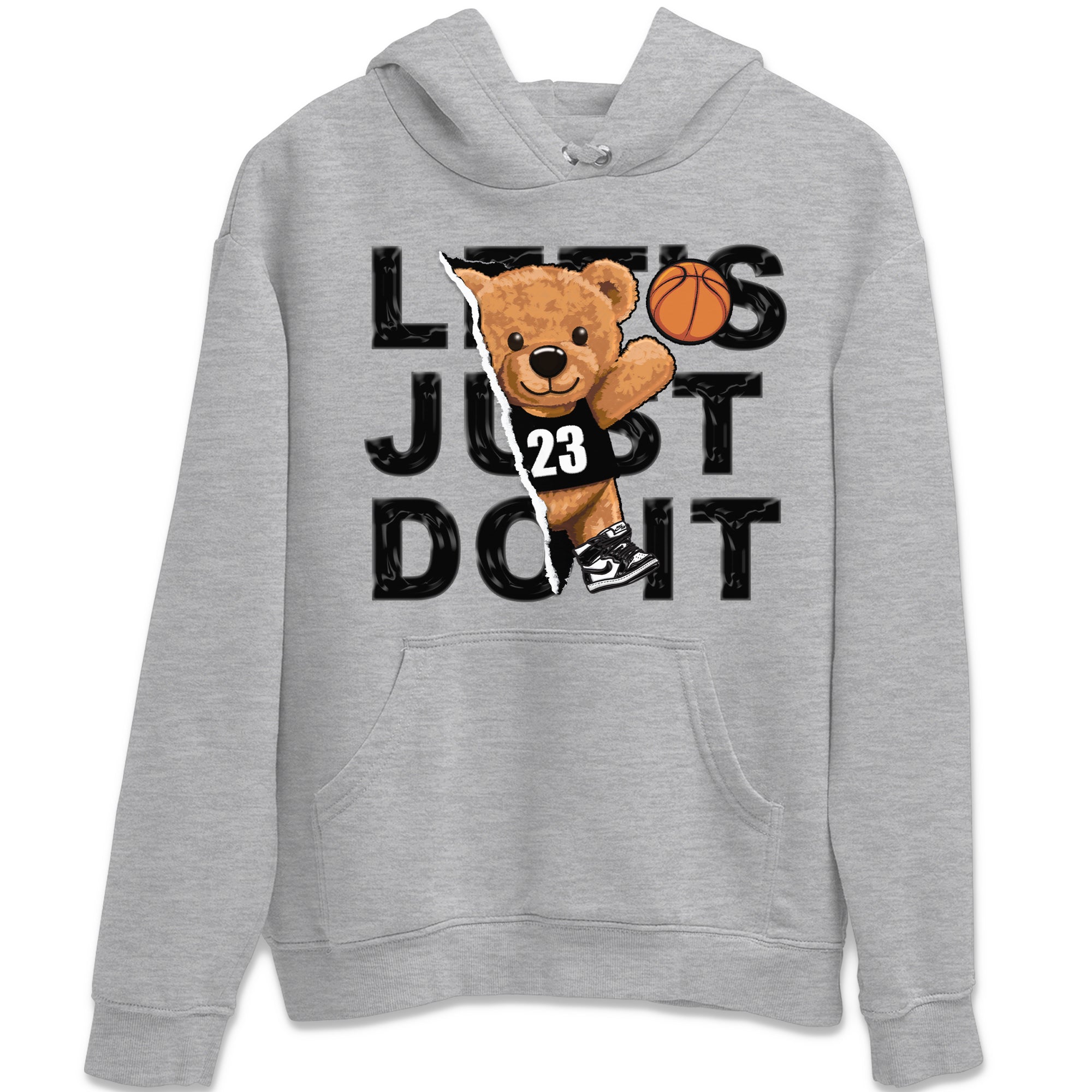 Air Jordan 1 Black White Shirt To Match Jordans Rip Out Bear Sneaker Tees Air Jordan 1 Black White Drip Gear Zone Sneaker Matching Clothing Unisex Shirts