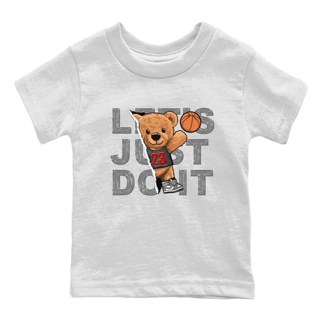 1s High OG Washed Heritage Sneaker Match Tees Rip Out Bear Streetwear Sneaker Shirt Air Jordan 1 Washed Heritage Sneaker Release Tees Kids Shirts White 2