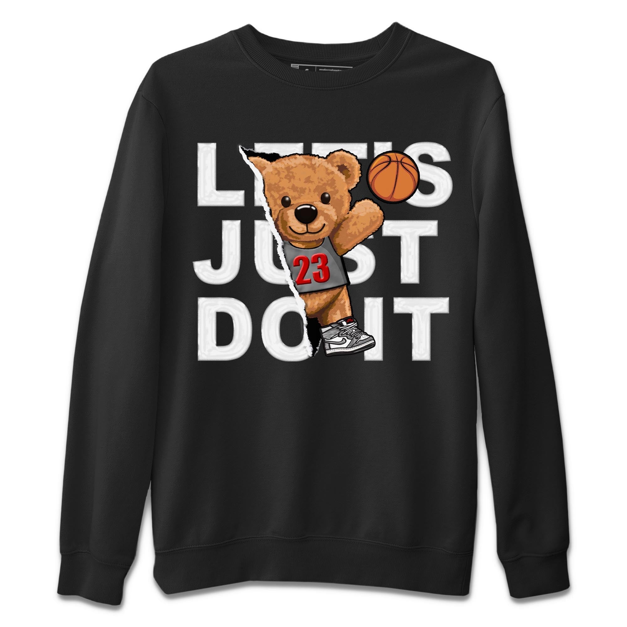 1s High OG Washed Heritage Sneaker Match Tees Rip Out Bear Streetwear Sneaker Shirt Air Jordan 1 Washed Heritage Sneaker Release Tees Unisex Shirts Black 2