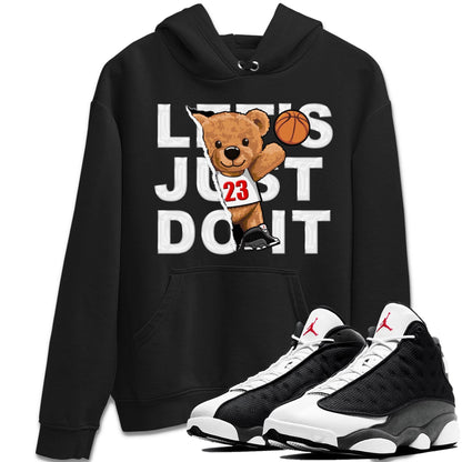 Air Jordan 13 Black Flint Sneaker Match Tees Rip Out Bear Streetwear Sneaker Shirt AJ 13s Black Flint Sneaker Release Tees Unisex Shirts Black 1