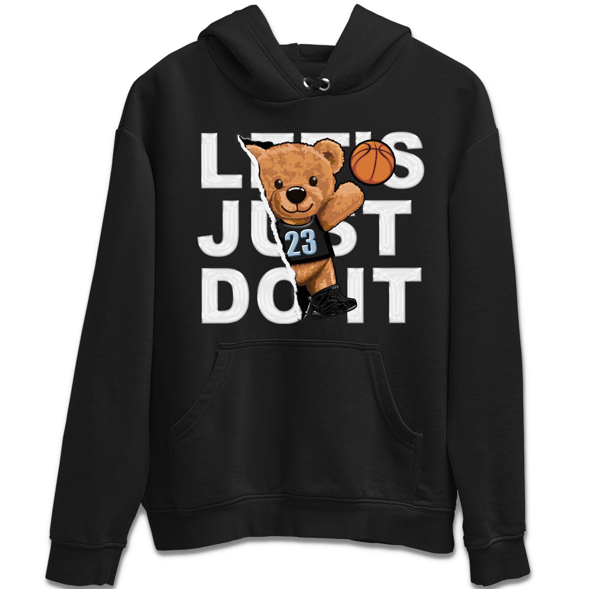 Air Jordan 7 Chambray shirt to match jordans Rip Out Bear Streetwear Sneaker Shirt AJ7 Chambray Drip Gear Zone Sneaker Matching Clothing Unisex Black 2 T-Shirt