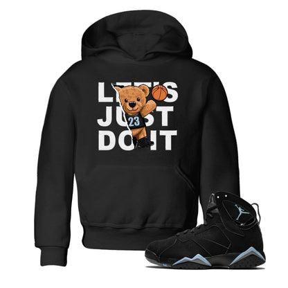Air Jordan 7 Chambray shirt to match jordans Rip Out Bear Streetwear Sneaker Shirt AJ7 Chambray Drip Gear Zone Sneaker Matching Clothing Baby Toddler Black 1 T-Shirt