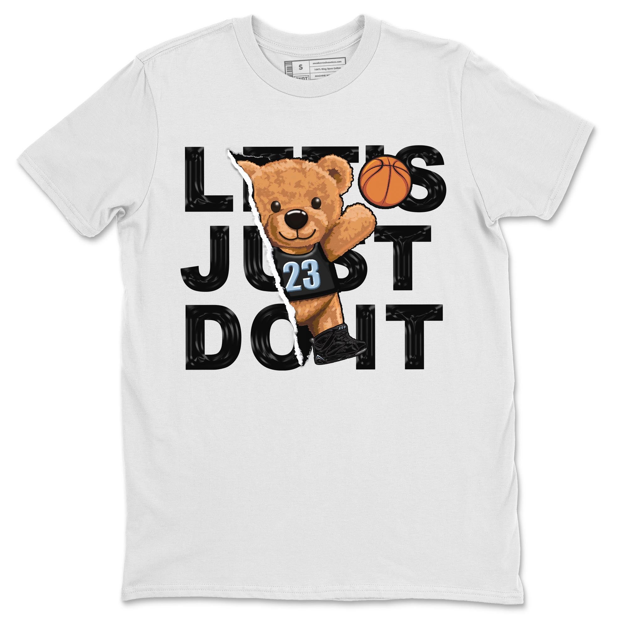 Air Jordan 7 Chambray shirt to match jordans Rip Out Bear Streetwear Sneaker Shirt AJ7 Chambray Drip Gear Zone Sneaker Matching Clothing Unisex White 2 T-Shirt