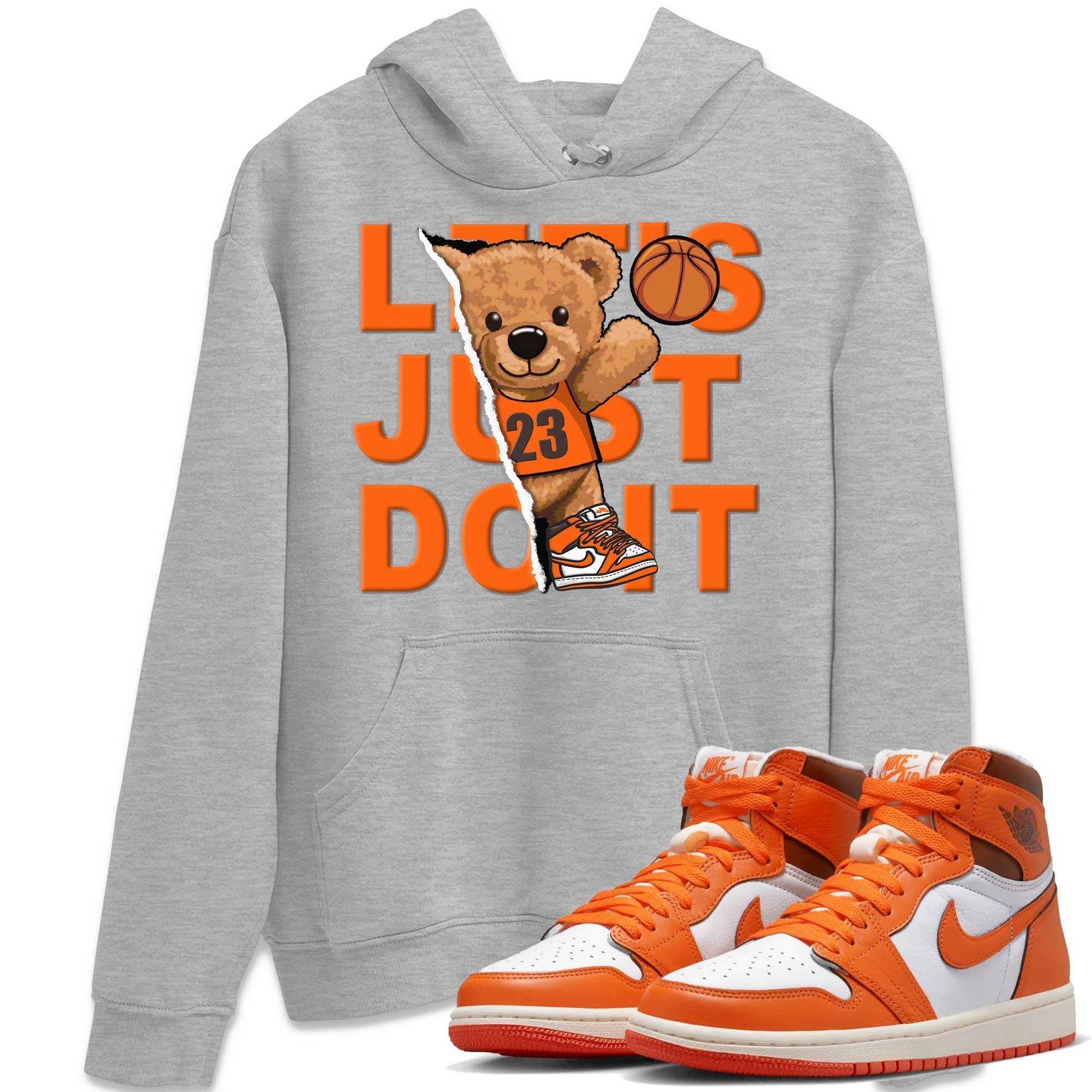 Jordan 1 Starfish Sneaker Matching T-Shirt Rip Out Bear Sneaker Tees Jordan 1 Starfish Sneaker Release Tees Crew Neck Tees