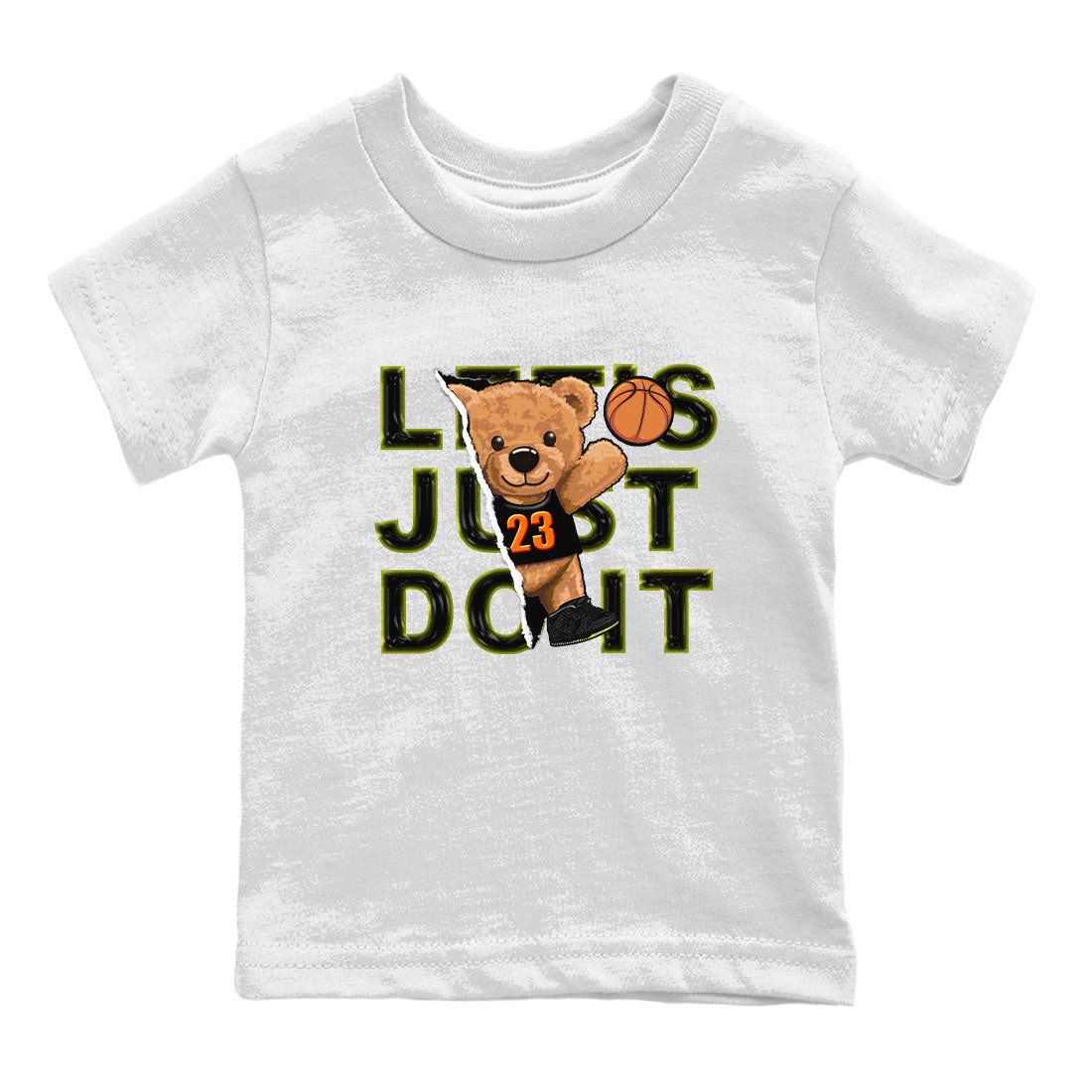 Nike Dunk Halloween shirt to match jordans Rip Out Bear sneaker tees Nike Dunk Mid Halloween Drip Gear Zone Sneaker Matching Clothing Brand Baby Toddler White 2 T-Shirt