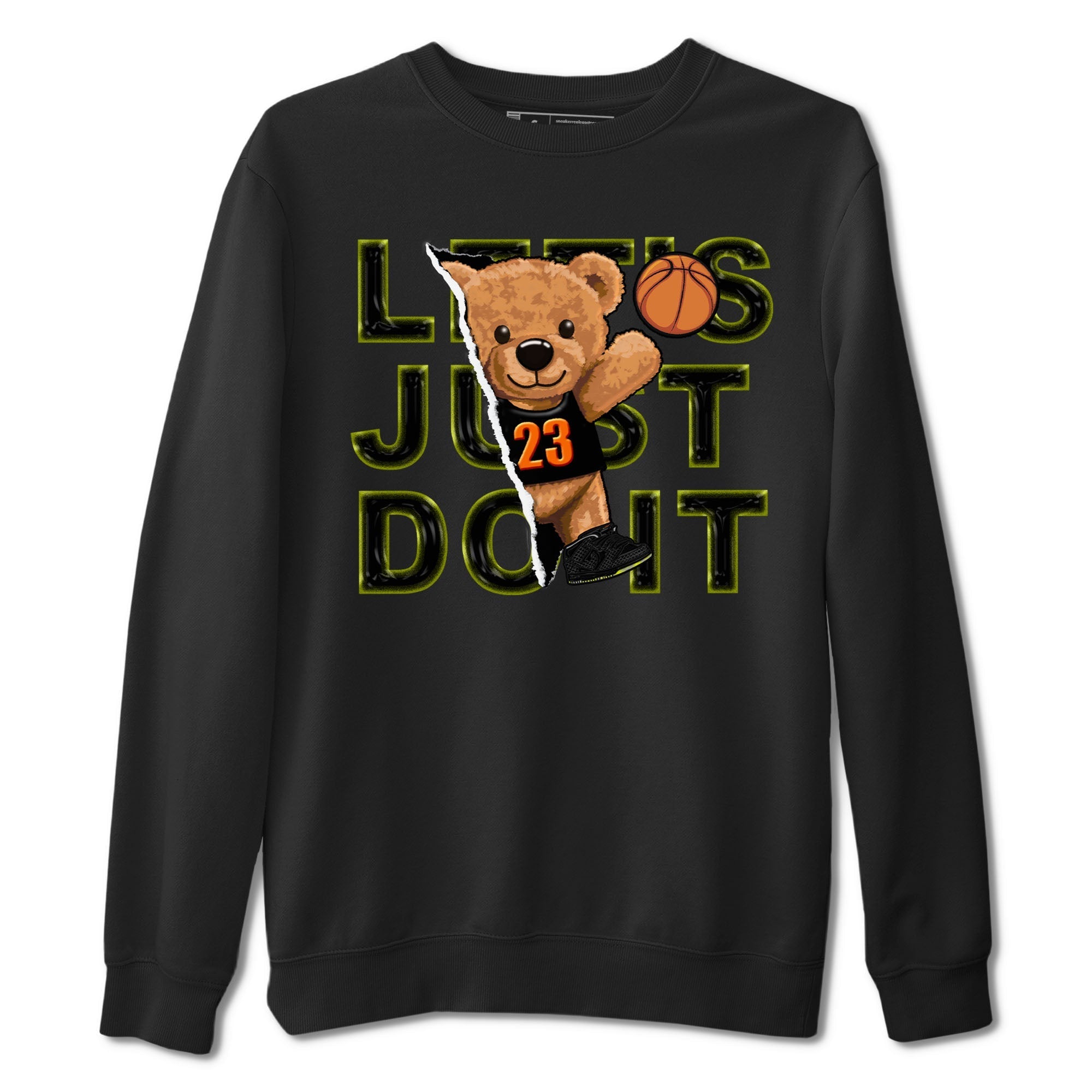 Nike Dunk Halloween shirt to match jordans Rip Out Bear sneaker tees Nike Dunk Mid Halloween Drip Gear Zone Sneaker Matching Clothing Brand Unisex Sneaker Tee Black 2 T-Shirt