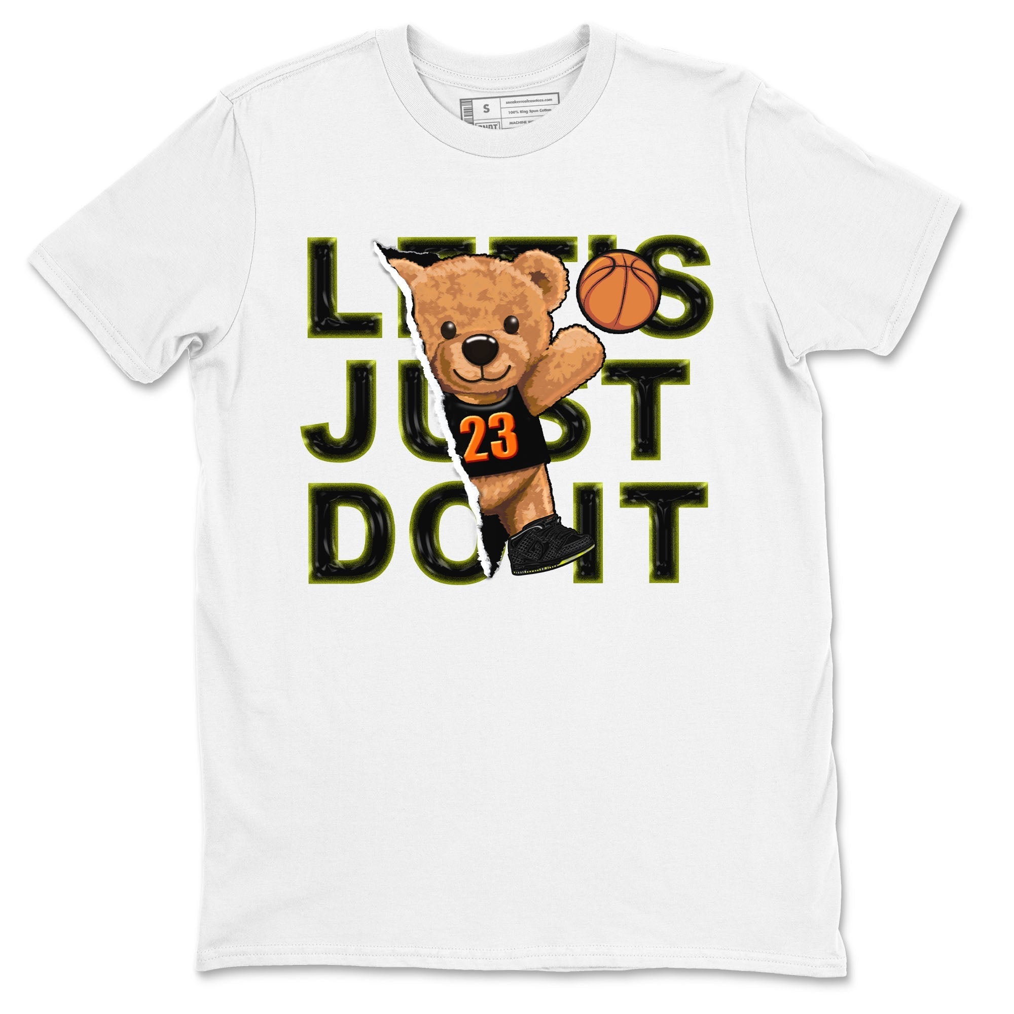Nike Dunk Halloween shirt to match jordans Rip Out Bear sneaker tees Nike Dunk Mid Halloween Drip Gear Zone Sneaker Matching Clothing Brand Unisex Sneaker Tee White 2 T-Shirt