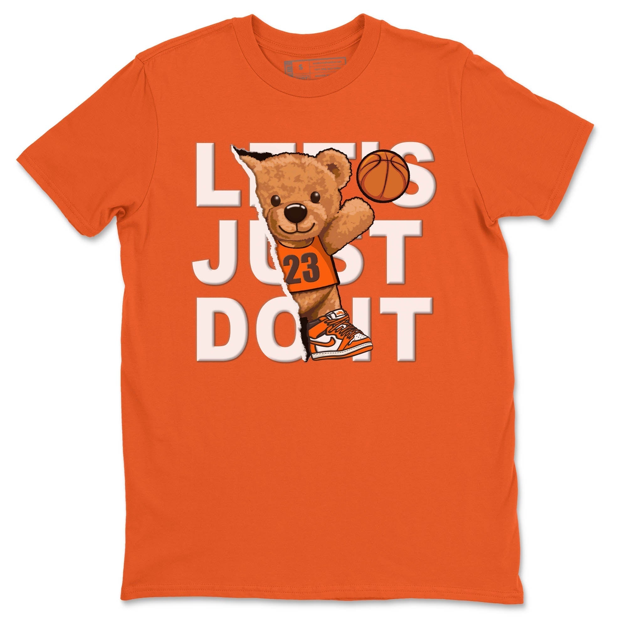 Jordan 1 Starfish Sneaker Matching T-Shirt Rip Out Bear Sneaker Tees Jordan 1 Starfish Sneaker Release Tees Crew Neck Tees