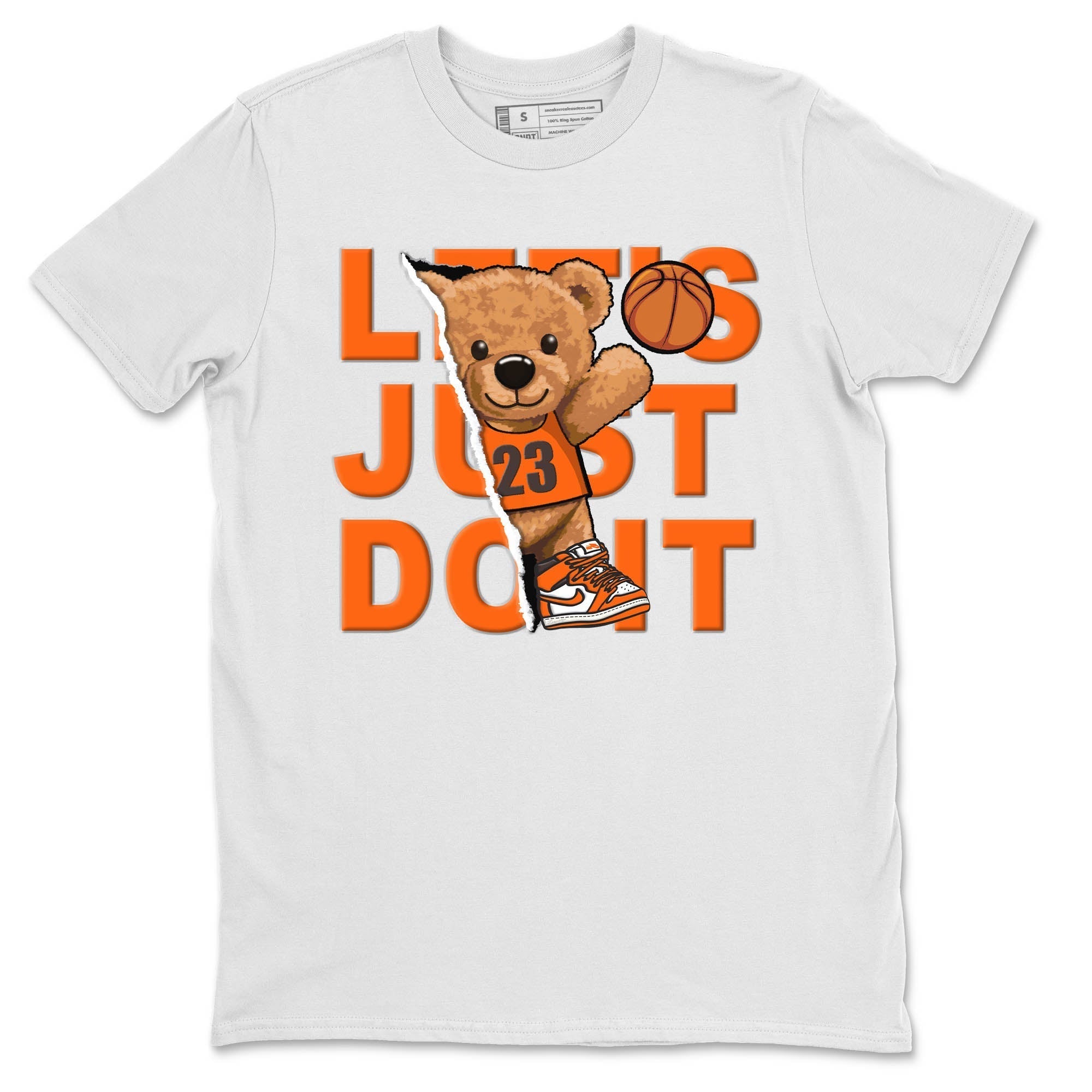 Jordan 1 Starfish Sneaker Matching T-Shirt Rip Out Bear Sneaker Tees Jordan 1 Starfish Sneaker Release Tees Crew Neck Tees