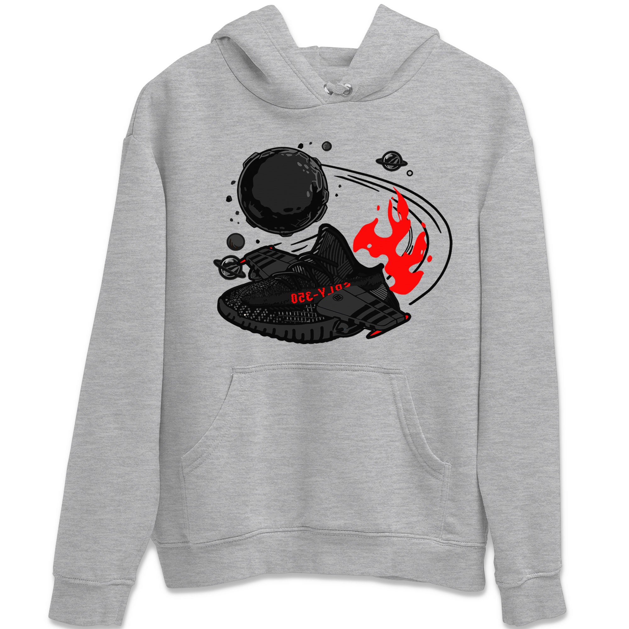 Adidas Yeezy Boost 350 Bred shirt to match sneakers Rocket Boost Streetwear Sneaker Shirt Yeezy 350 Bred Drip Gear Zone Sneaker Matching Clothing Unisex Heather Grey 2 T-Shirt