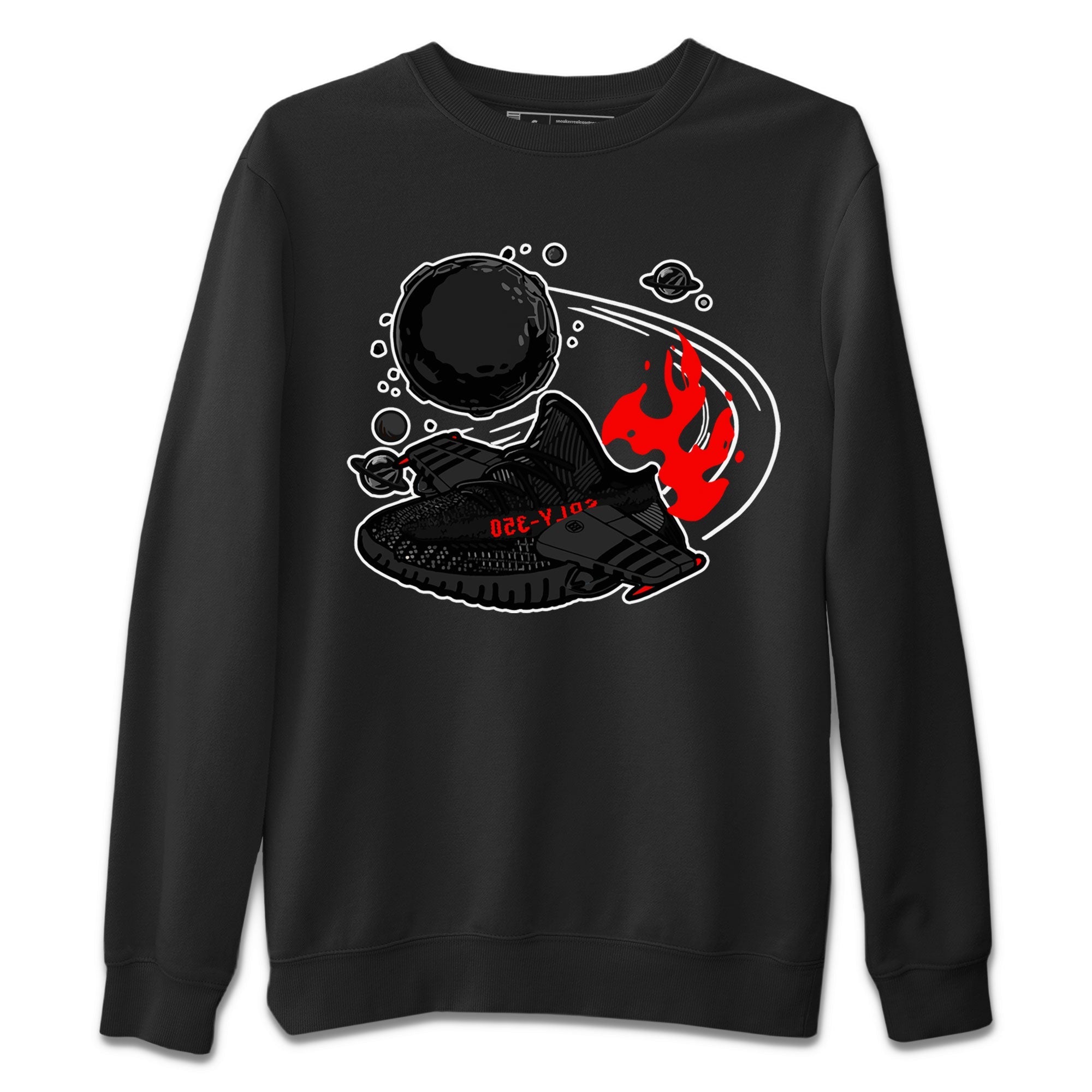Adidas Yeezy Boost 350 Bred shirt to match sneakers Rocket Boost Streetwear Sneaker Shirt Yeezy 350 Bred Drip Gear Zone Sneaker Matching Clothing Unisex Black 2 T-Shirt