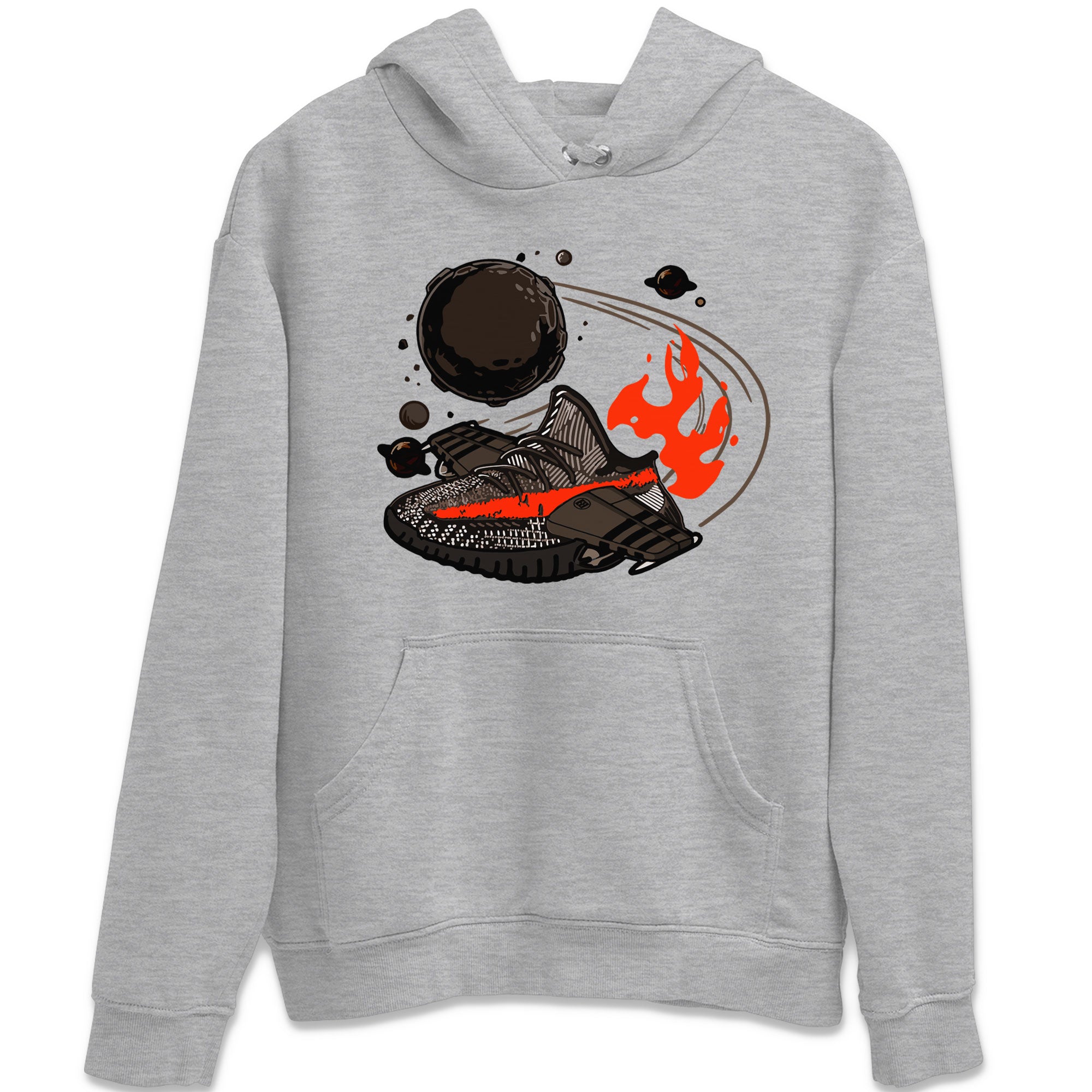 Yeezy 350 Carbon Beluga shirt to match sneakers Rocket Boost Streetwear Sneaker Shirt Yeezy Boost 350 V2 Carbon Beluga Drip Gear Zone Sneaker Matching Clothing Unisex Heather Grey 2 T-Shirt