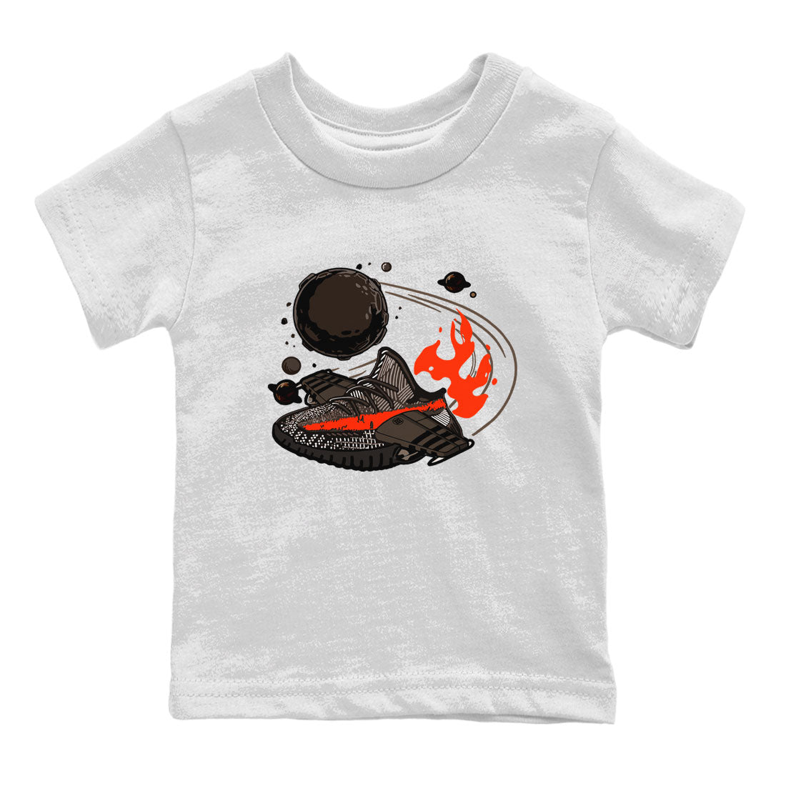 Yeezy 350 Carbon Beluga shirt to match sneakers Rocket Boost Streetwear Sneaker Shirt Yeezy Boost 350 V2 Carbon Beluga Drip Gear Zone Sneaker Matching Clothing Baby Toddler White 2 T-Shirt