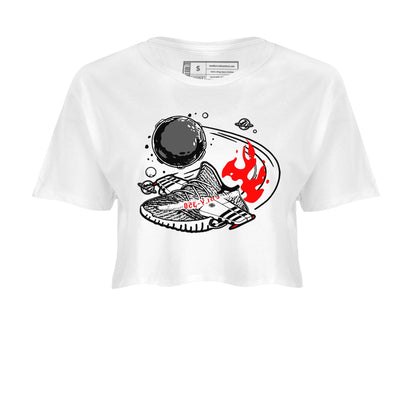 Yeezy 350 Zebra shirt to match Yeezys Rocket Boost Streetwear Sneaker Shirt Yeezy Boost 350 V2 Zebra Drip Gear Zone Sneaker Matching Clothing White 2 Crop T-Shirt