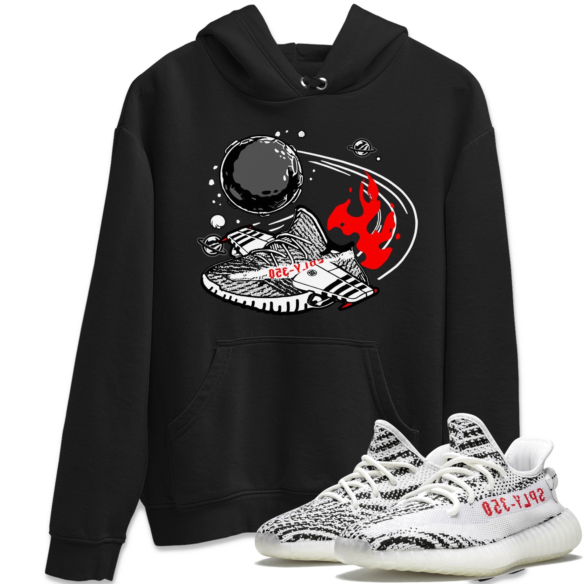 Yeezy 350 Zebra shirt to match Yeezys Rocket Boost Streetwear Sneaker Shirt Yeezy Boost 350 V2 Zebra Drip Gear Zone Sneaker Matching Clothing Unisex Black 1 T-Shirt