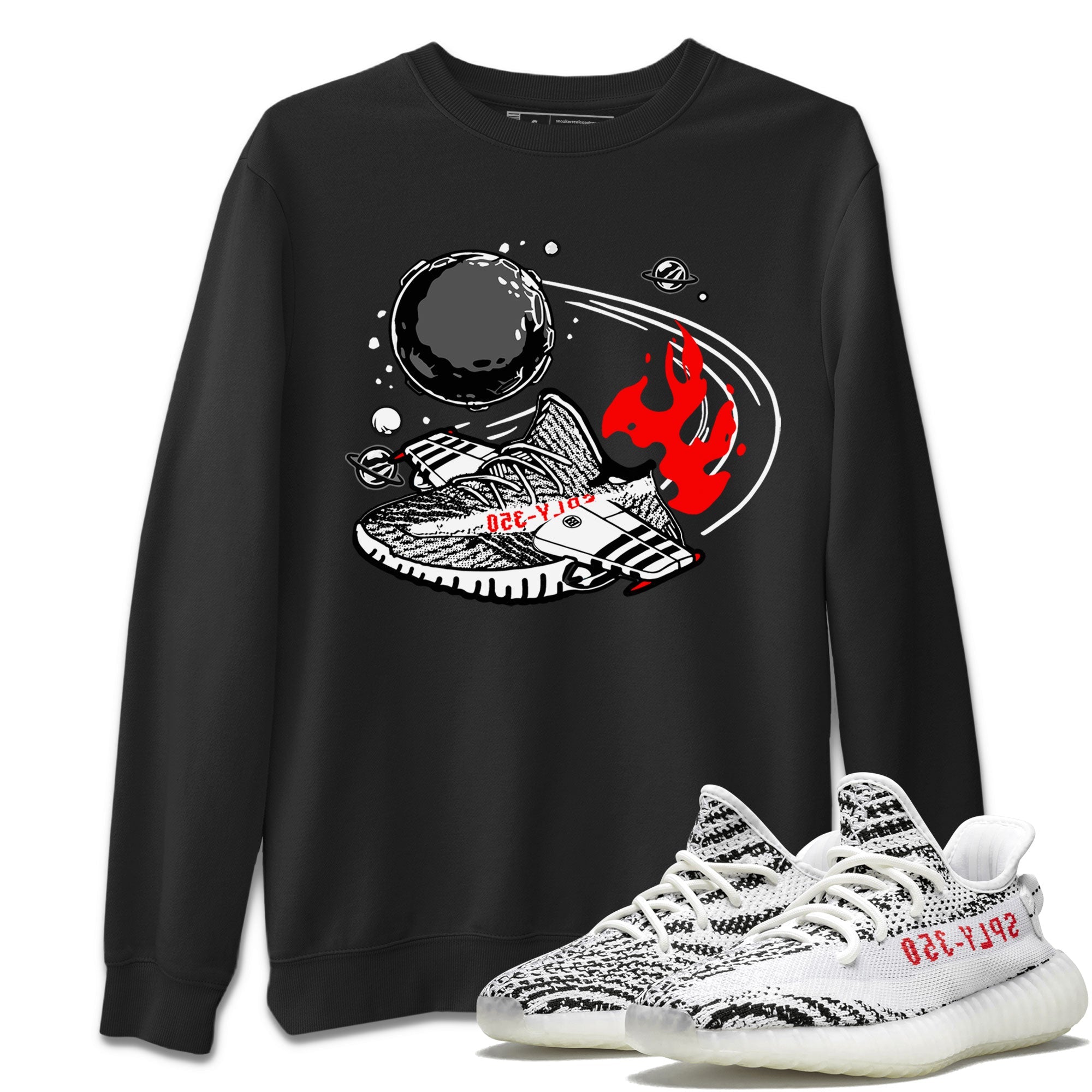 Yeezy 350 Zebra shirt to match Yeezys Rocket Boost Streetwear Sneaker Shirt Yeezy Boost 350 V2 Zebra Drip Gear Zone Sneaker Matching Clothing Unisex Black 1 T-Shirt