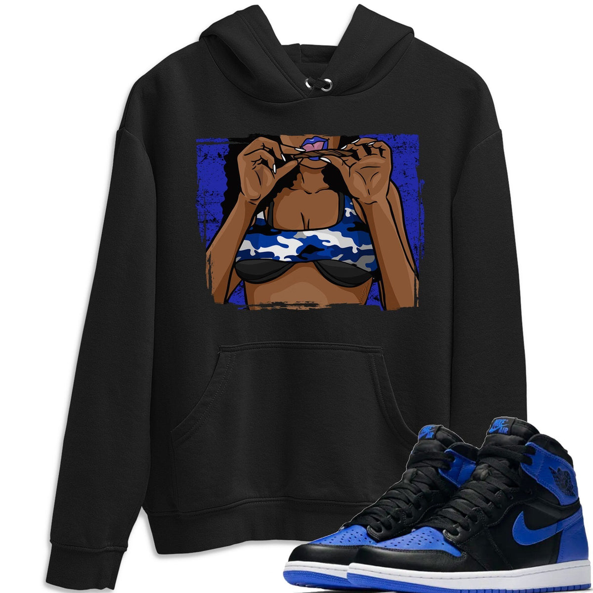 Jordan 1 Royal Black Shirt To Match Jordans Roll Up Sneaker Tees Jordan 1 Royal Black Drip Gear Zone Sneaker Matching Clothing Unisex Shirts