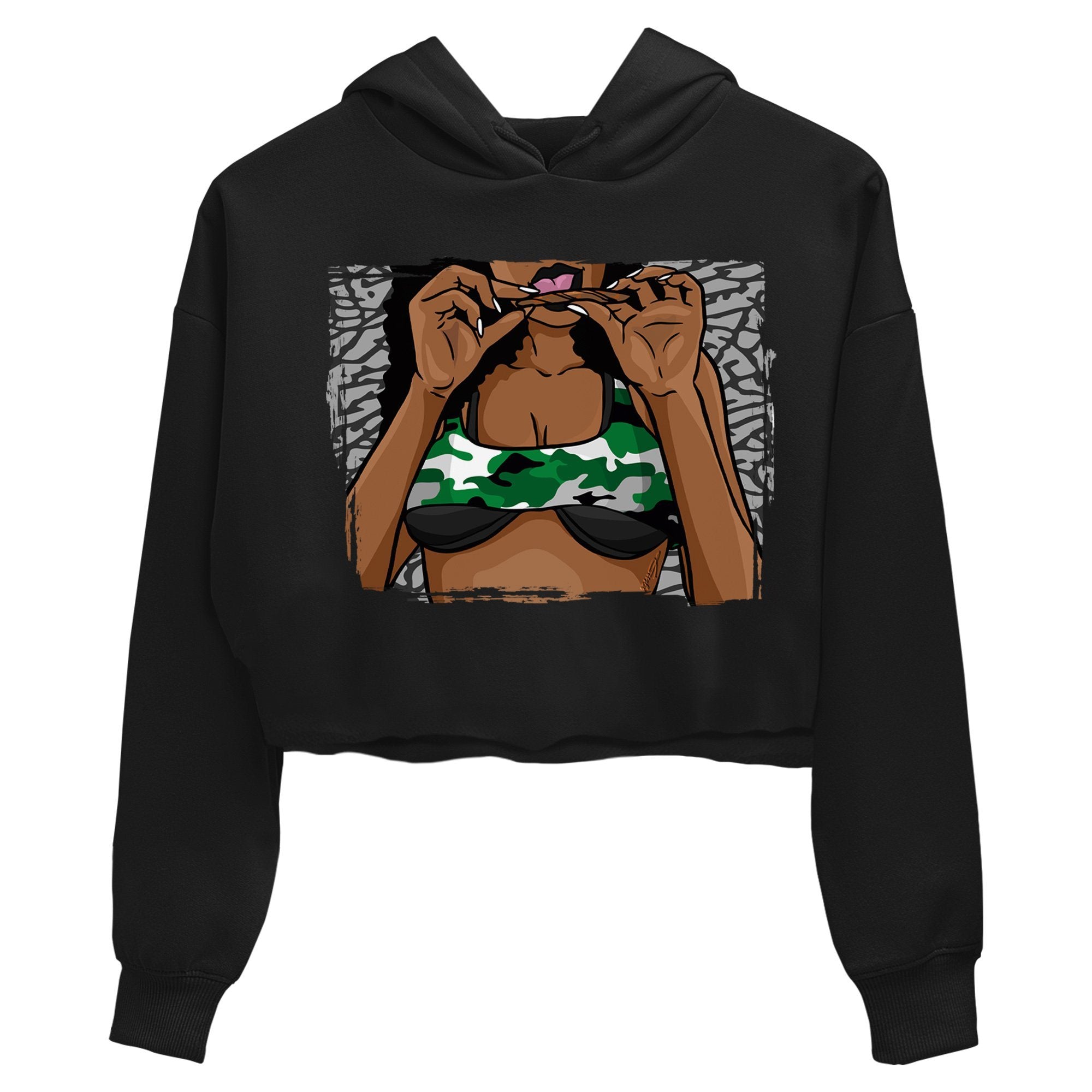 Jordan 3 Pine Green Sneaker Matching T-Shirt Roll Up Sneaker Tees Jordan 3 Pine Green Sneaker Release Tees Women's Shirts