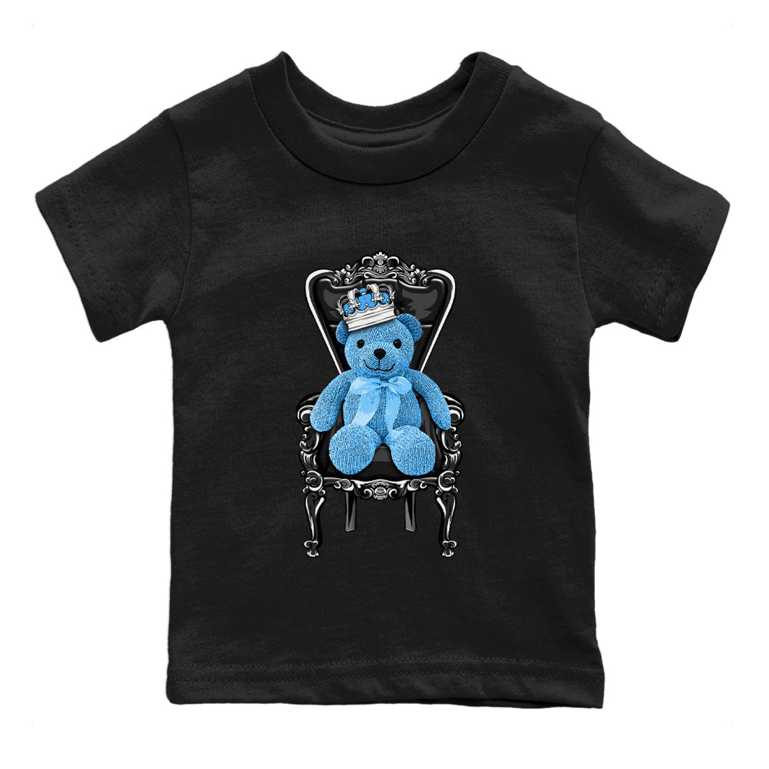 Air Jordan 1 UNC Toe Royal Bear Baby and Kids Streetwear Sneaker Shirt Air Jordan 1 UNC Toe Kids Streetwear Sneaker Shirt Washing and Care Tip