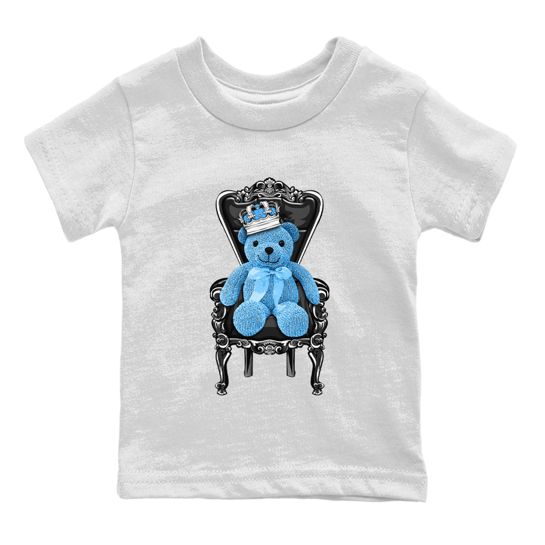Air Jordan 1 Retro High OG UNC Toe Shirt to match Jordans Royal Bear Streetwear Sneaker Shirt AJ1 UNC Toe Tee Kids and Baby Tees White 2