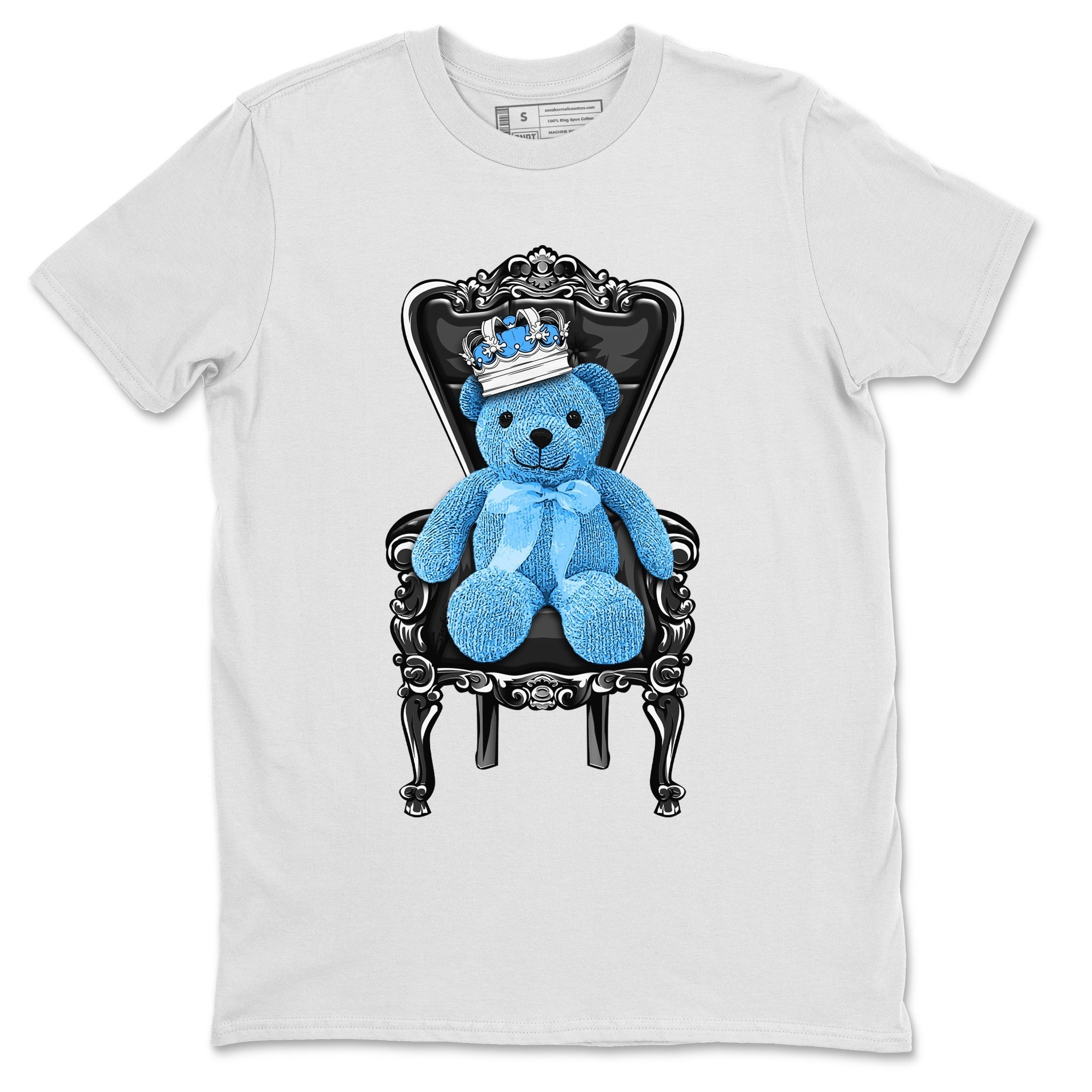 Air Jordan 1 Retro High OG UNC Toe Shirt to match Jordans Royal Bear Streetwear Sneaker Shirt AJ1 UNC Toe Tee Crew Neck T-Shirts White 2