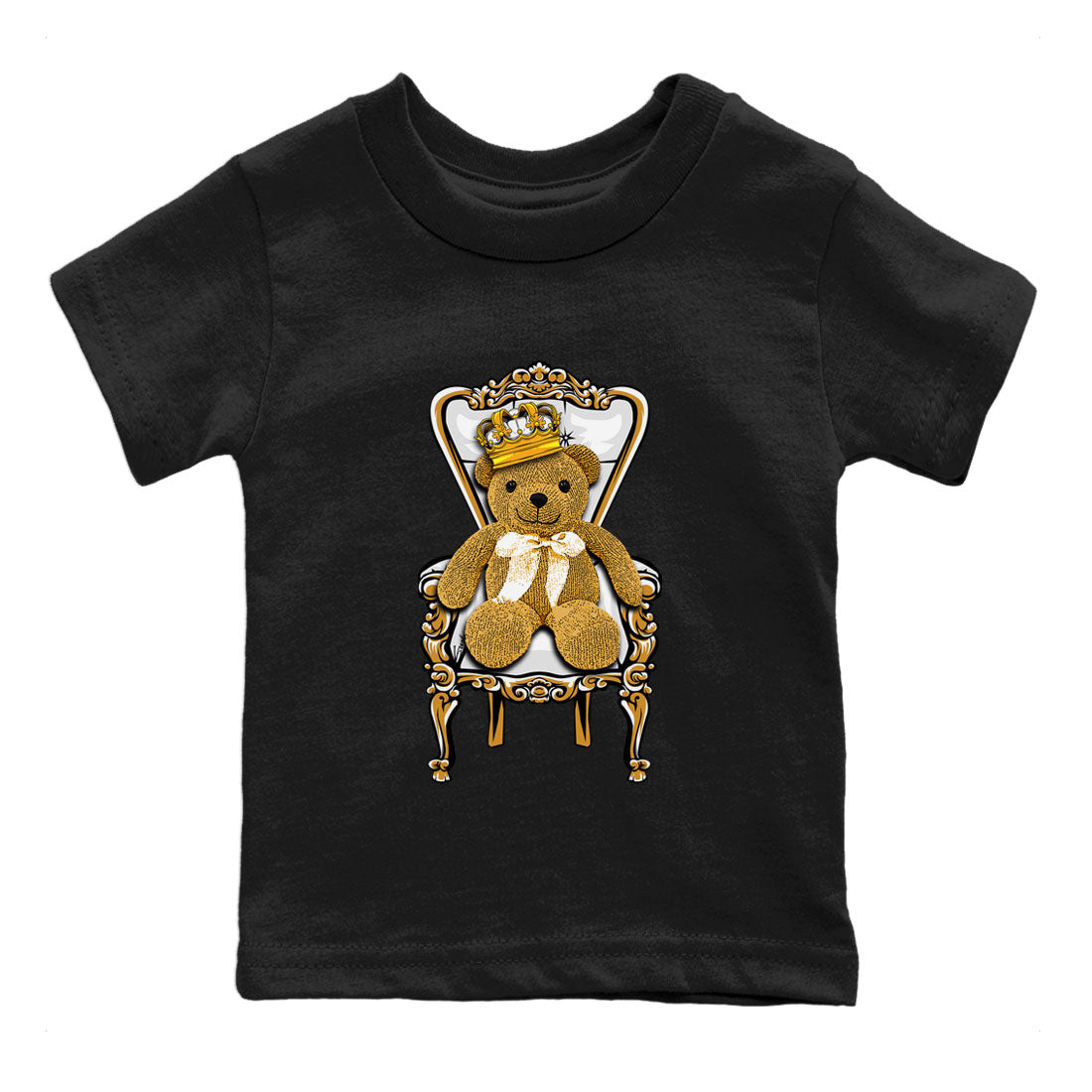 Air Jordan 13 Wheat shirt to match jordans Royal Bear Streetwear Sneaker Shirt 13 Wheat Drip Gear Zone Sneaker Matching Clothing Baby Toddler Kids Black 2 T-Shirt