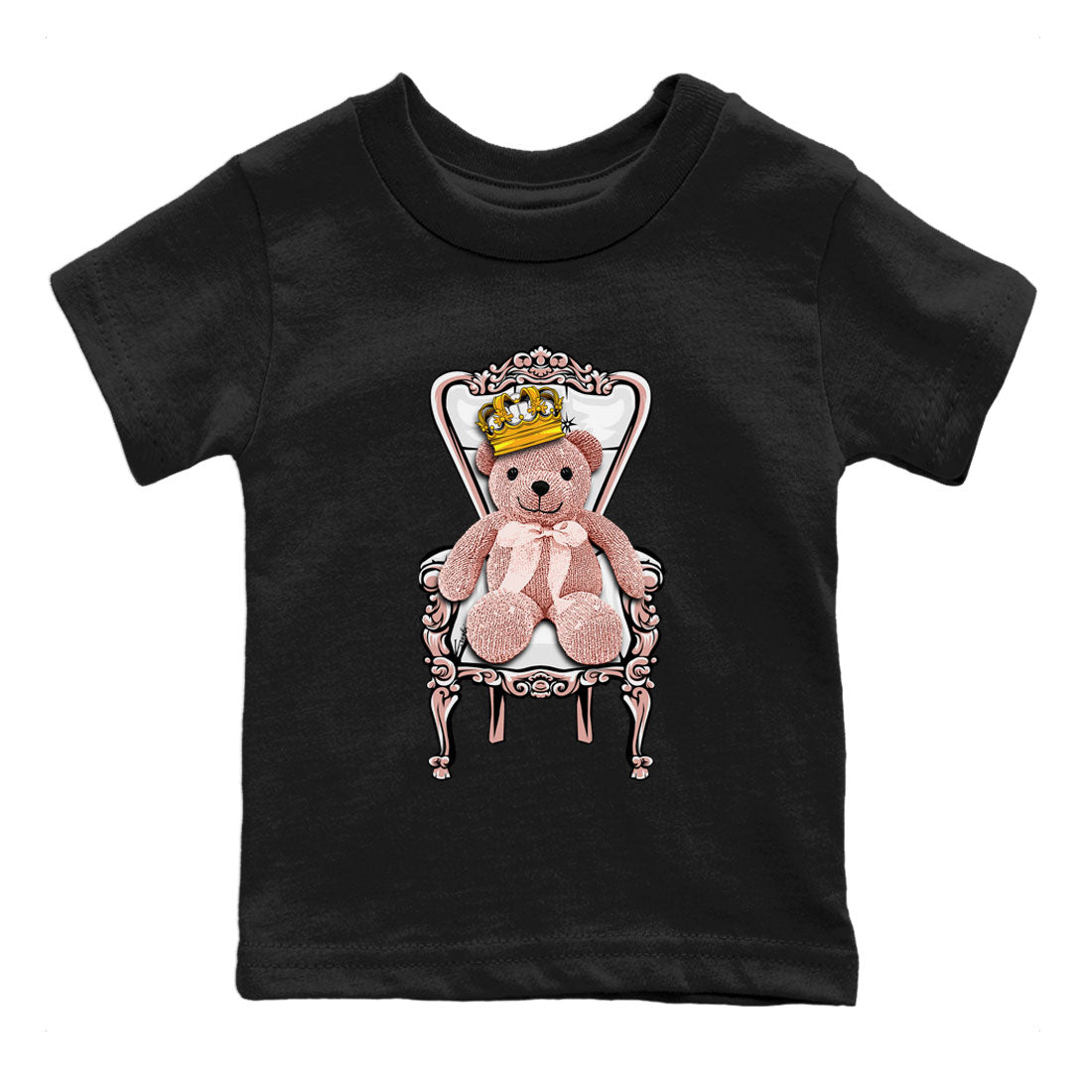 Dunk Low WMNS Rose Whisper shirt to match jordans Royal Bear Streetwear Sneaker Shirt Dunk Rose Whisper Drip Gear Zone Sneaker Matching Clothing Baby Toddler Kids Black 2 T-Shirt