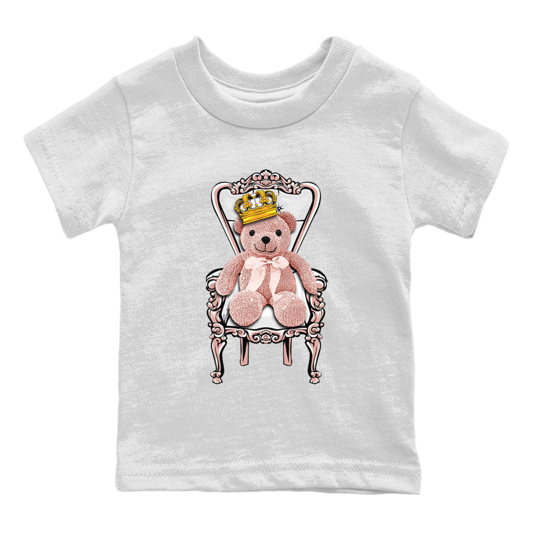 Dunk Low WMNS Rose Whisper shirt to match jordans Royal Bear Streetwear Sneaker Shirt Dunk Rose Whisper Drip Gear Zone Sneaker Matching Clothing Baby Toddler Kids White 2 T-Shirt