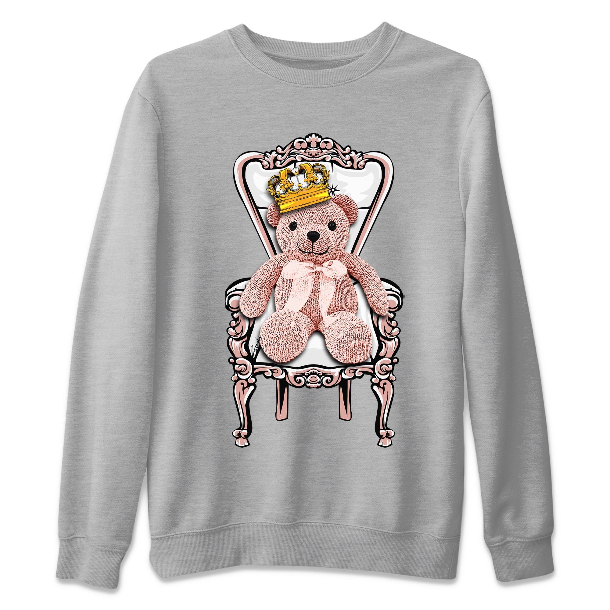 Dunk Low WMNS Rose Whisper shirt to match jordans Royal Bear Streetwear Sneaker Shirt Dunk Rose Whisper Drip Gear Zone Sneaker Matching Clothing Casual Unisex shirts Heather Grey 2 T-Shirt