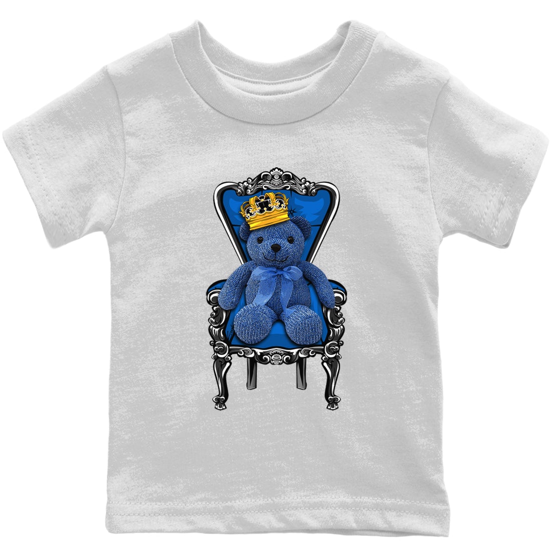 Jordan 1 Dark Marina Blue Sneaker Matching T-Shirt Royal Bear Sneaker Tees Jordan 1 Dark Marina Blue Sneaker Release Tees Kids Shirts