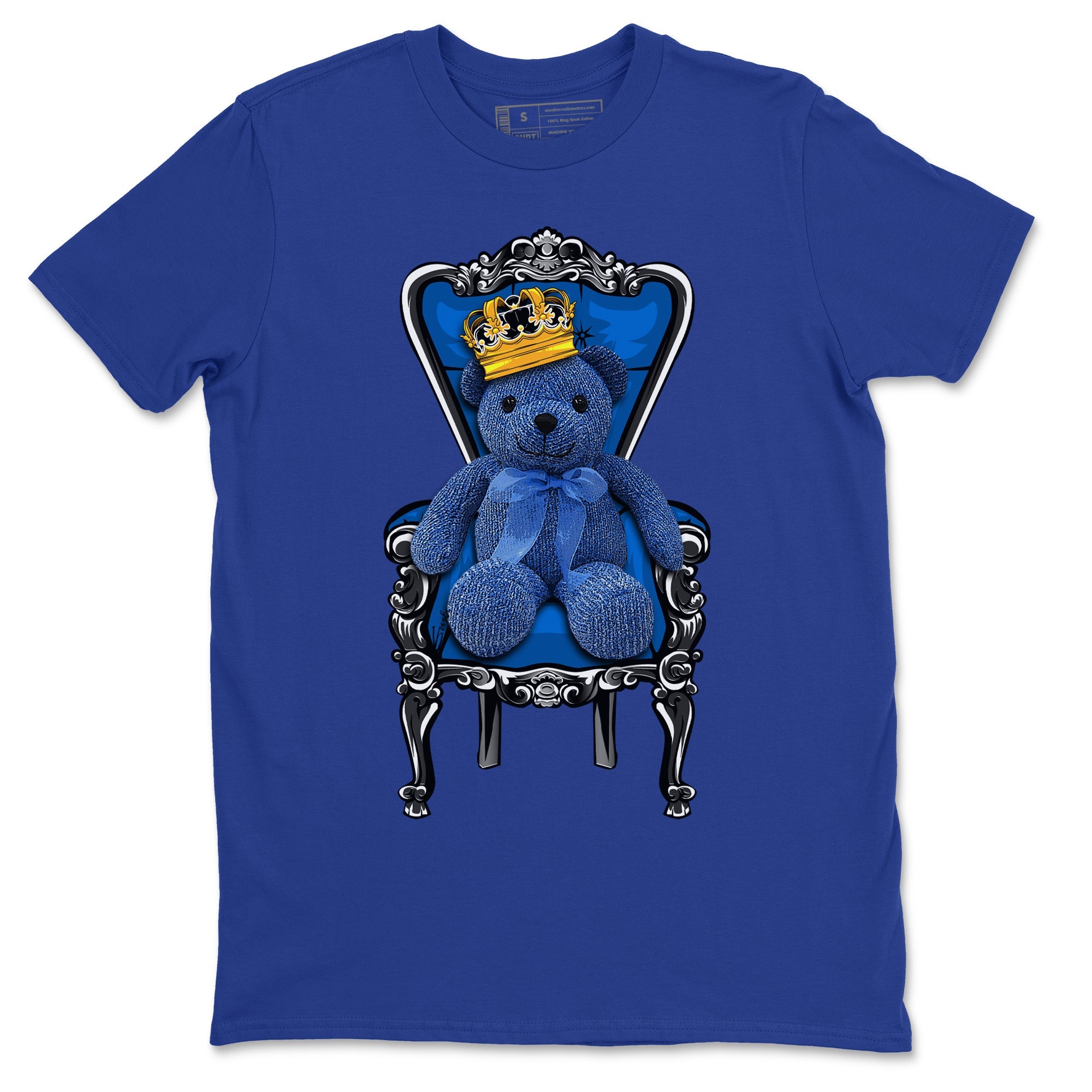 Jordan 1 Dark Marina Blue Sneaker Matching T-Shirt Royal Bear Sneaker Tees Jordan 1 Dark Marina Blue Sneaker Release Tees Crew Neck Tees