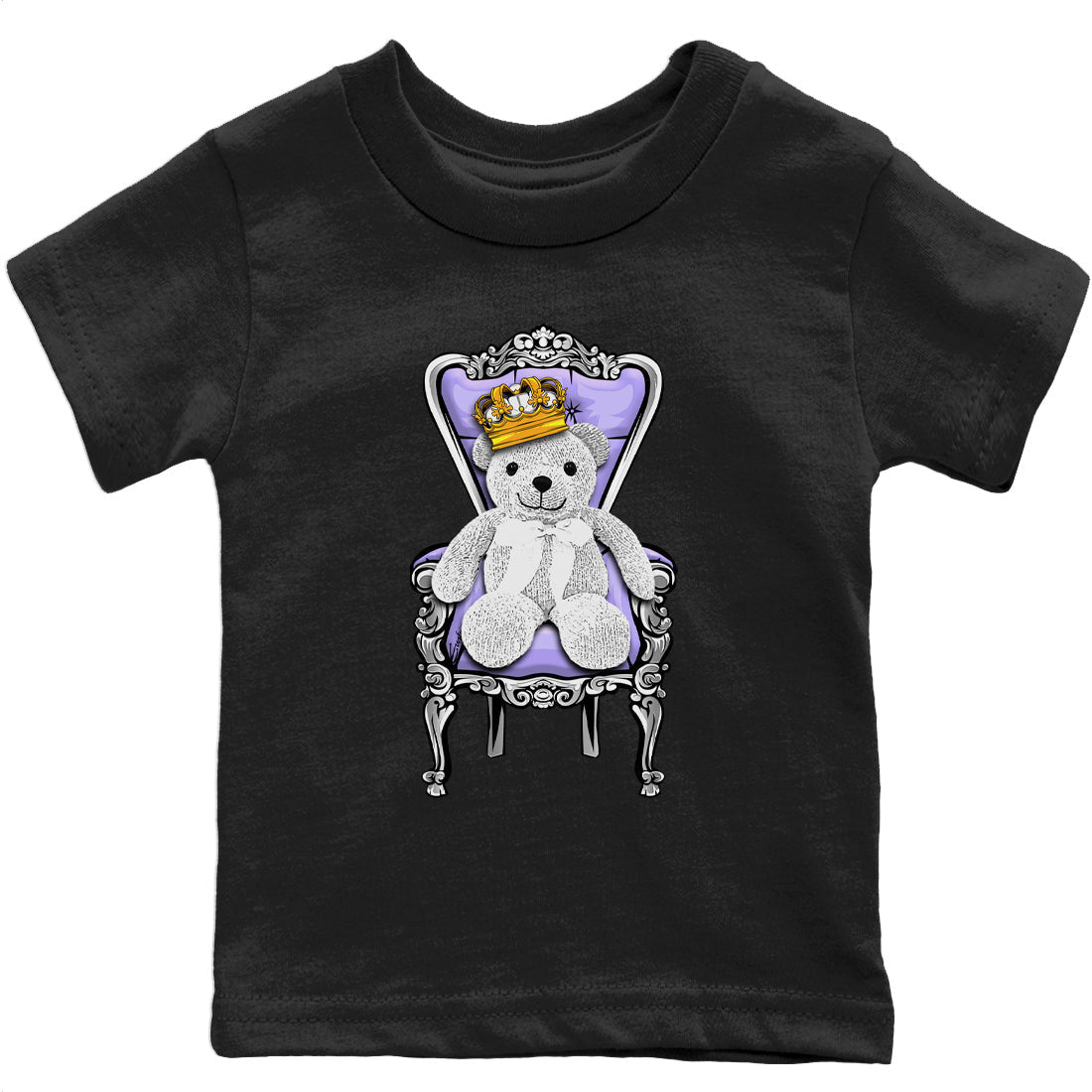Jordan 11 Pure Violet Sneaker Matching T-Shirt Royal Bear Sneaker Tees Jordan 11 Pure Violet Sneaker Release Tees Kids Shirts