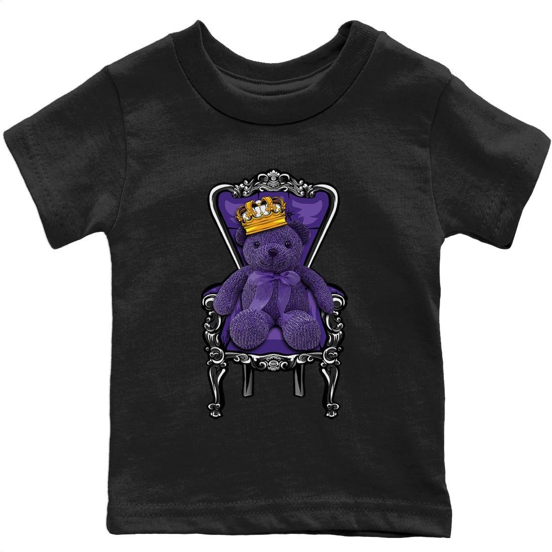 Jordan 13 Court Purple Sneaker Matching T-Shirt Royal Bear Sneaker Tees Jordan 13 Court Purple Sneaker Release Tees Kids Shirts