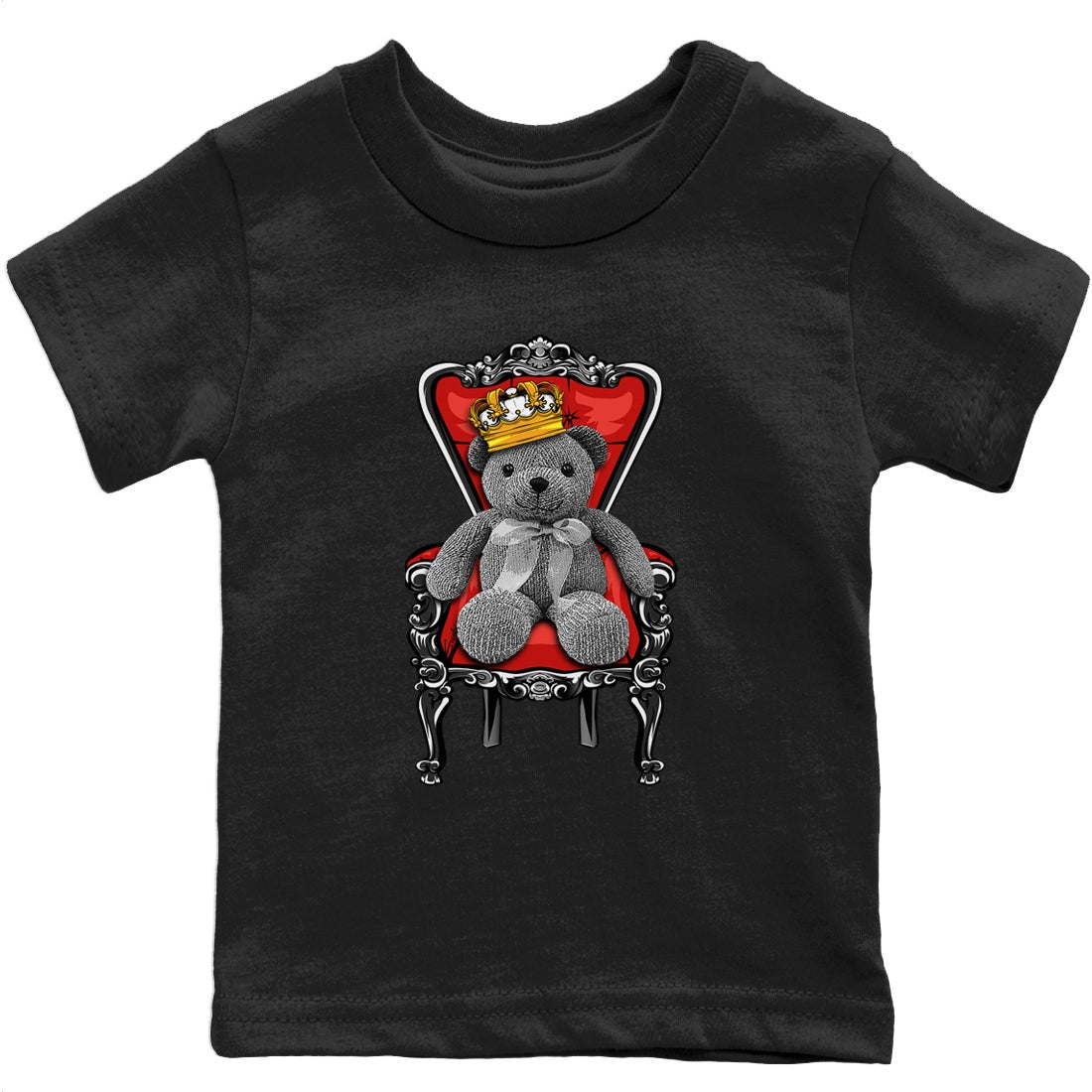 Jordan 4 Infrared Sneaker Matching T-Shirt Royal Bear Sneaker Tees Jordan 4 Infrared Sneaker Release Tees Kids Shirts