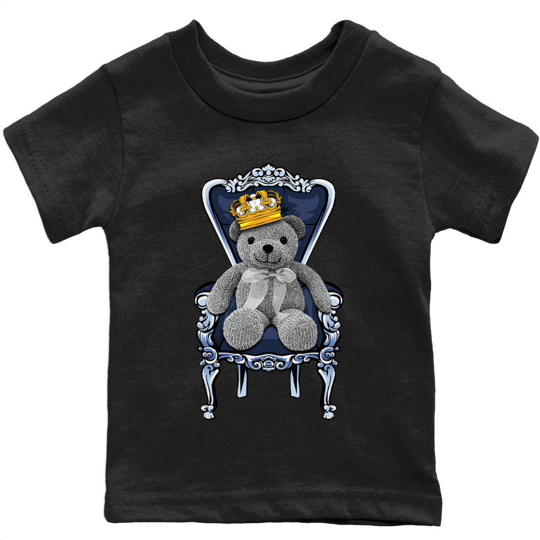 Jordan 6 Georgetown Sneaker Matching T-Shirt Royal Bear Sneaker Tees Jordan 6 Georgetown Sneaker Release Tees Kids Shirts