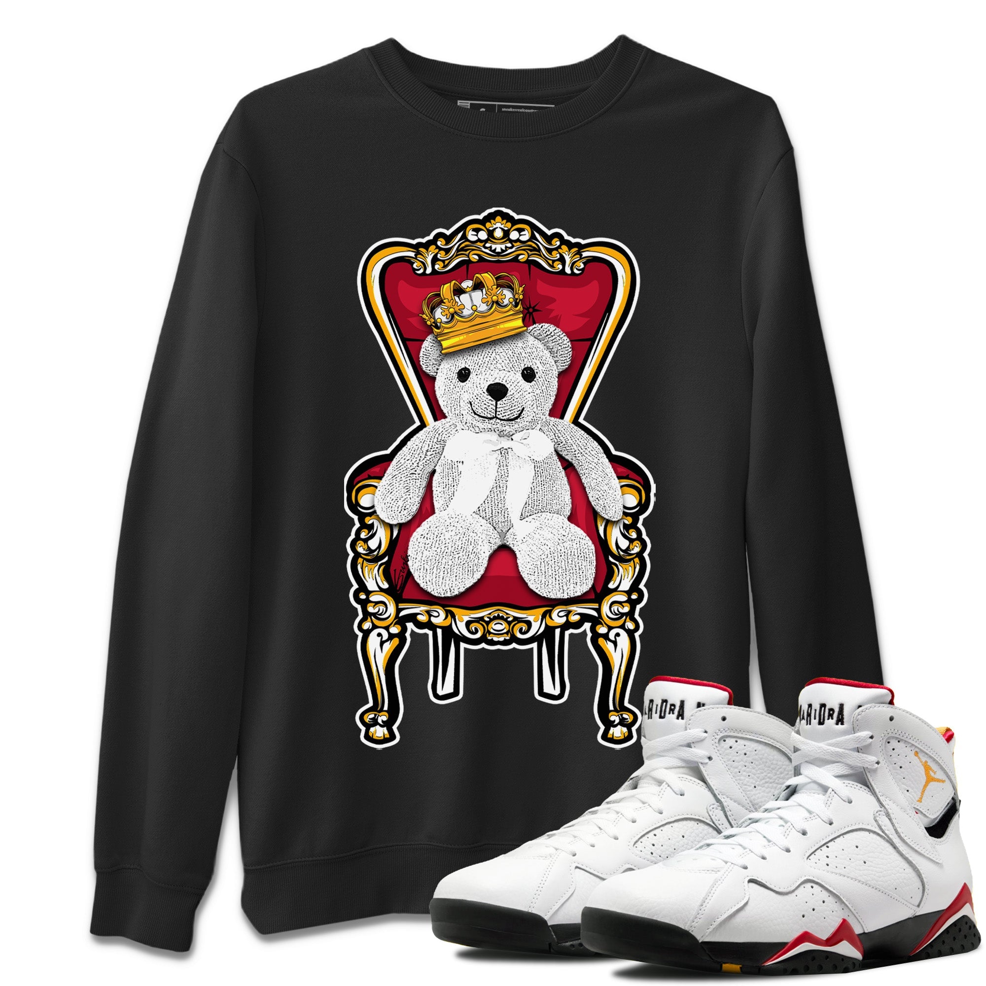 Jordan 7 Cardinal Shirt To Match Jordans Royal Bear Sneaker Tees Jordan 7 Cardinal Drip Gear Zone Sneaker Matching Clothing Unisex Shirts