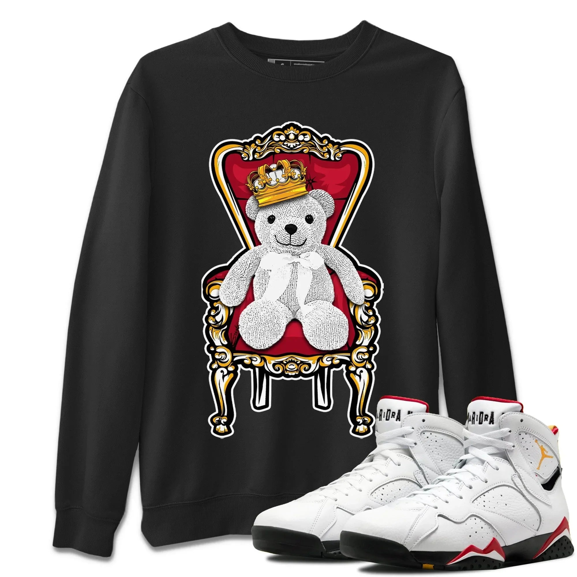Jordan 7 Cardinal Shirt To Match Jordans Royal Bear Sneaker Tees Jordan 7 Cardinal Drip Gear Zone Sneaker Matching Clothing Unisex Shirts