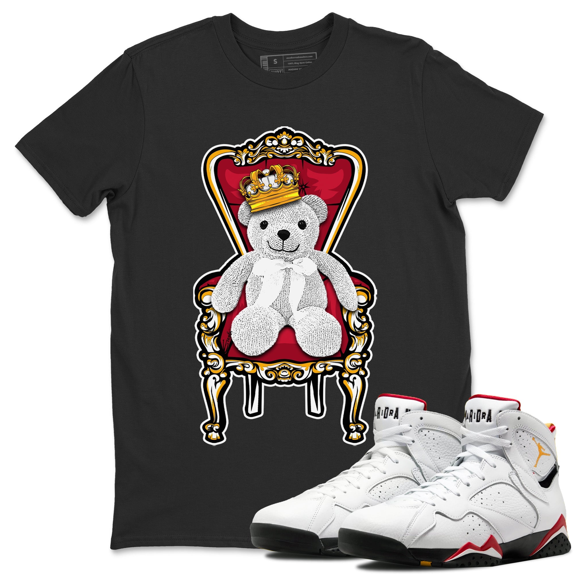 Jordan 7 Cardinal Shirt To Match Jordans Royal Bear Sneaker Tees Jordan 7 Cardinal Drip Gear Zone Sneaker Matching Clothing Unisex Shirts