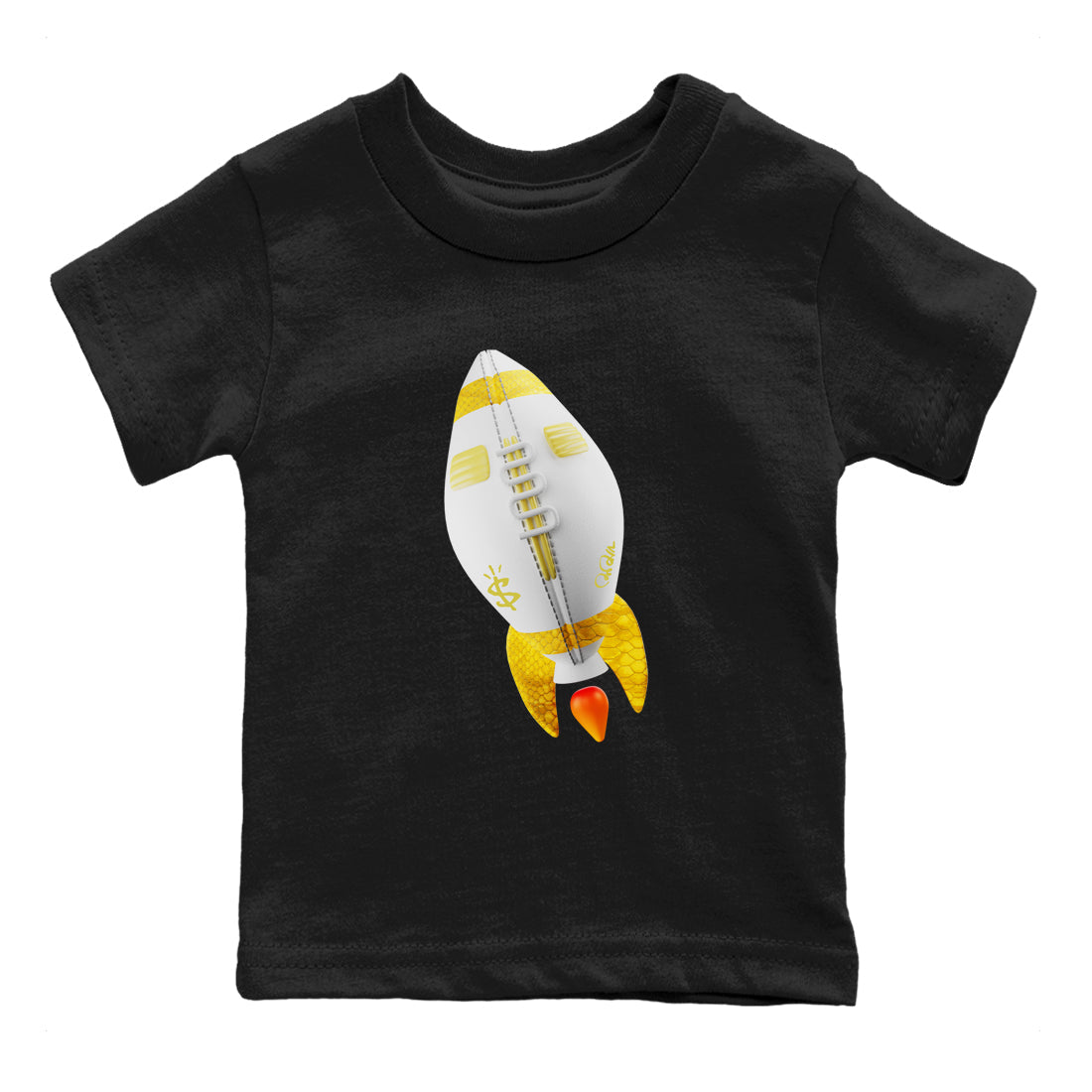 Air Jordan 11 Yellow Python Rugby Rocket Baby and Kids Shirts Air Jordan 11 Yellow Python Kids Shirts Washing and Care Tip
