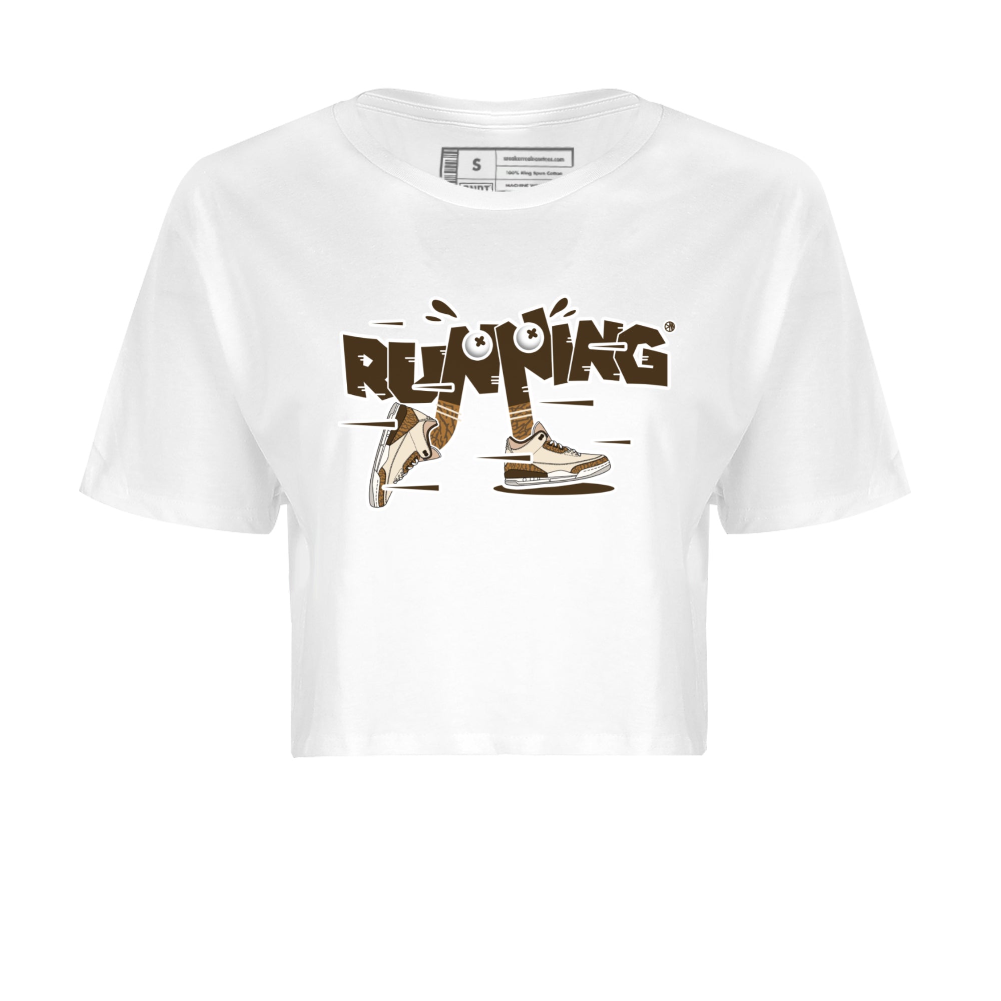 Air Jordan 3 Palomino Sneaker Match Tees Running Shoes Streetwear Sneaker Shirt AJ3 Palomino Sneaker Release Tees Women's Shirts White 2