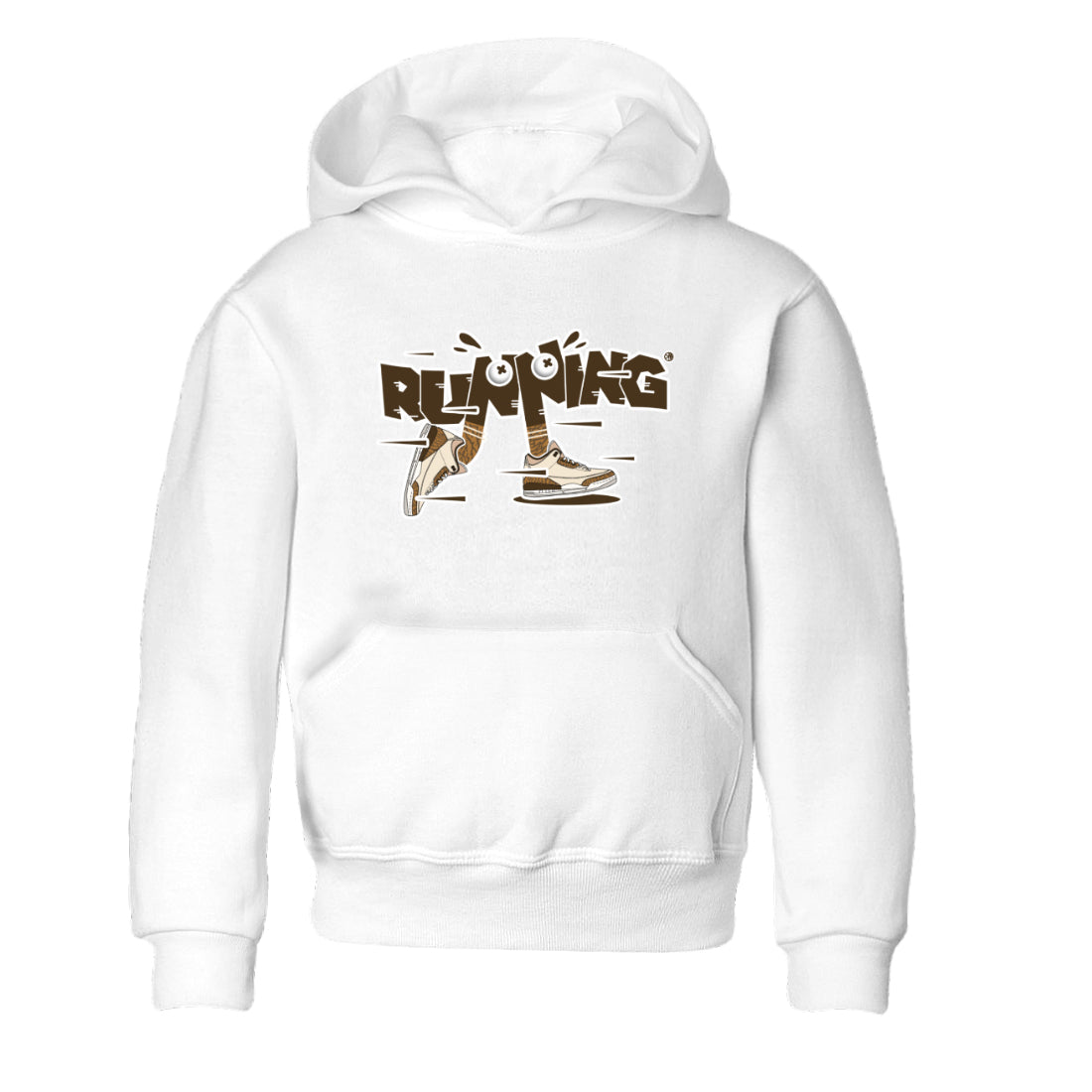 Air Jordan 3 Palomino Sneaker Match Tees Running Shoes Streetwear Sneaker Shirt AJ3 Palomino Sneaker Release Tees Kids Shirts White 2