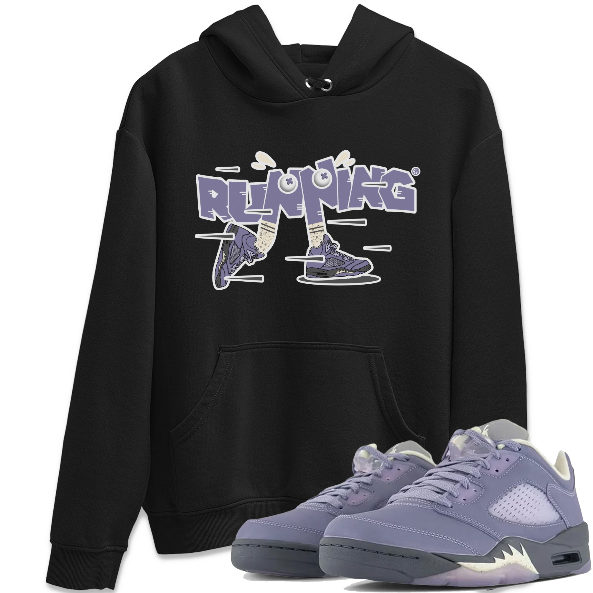 Air Jordan 5 Indigo Haze Sneaker Match Tees Running Shoes Streetwear Sneaker Shirt AJ5 Indigo Haze Sneaker Release Tees Unisex Shirts Black 1