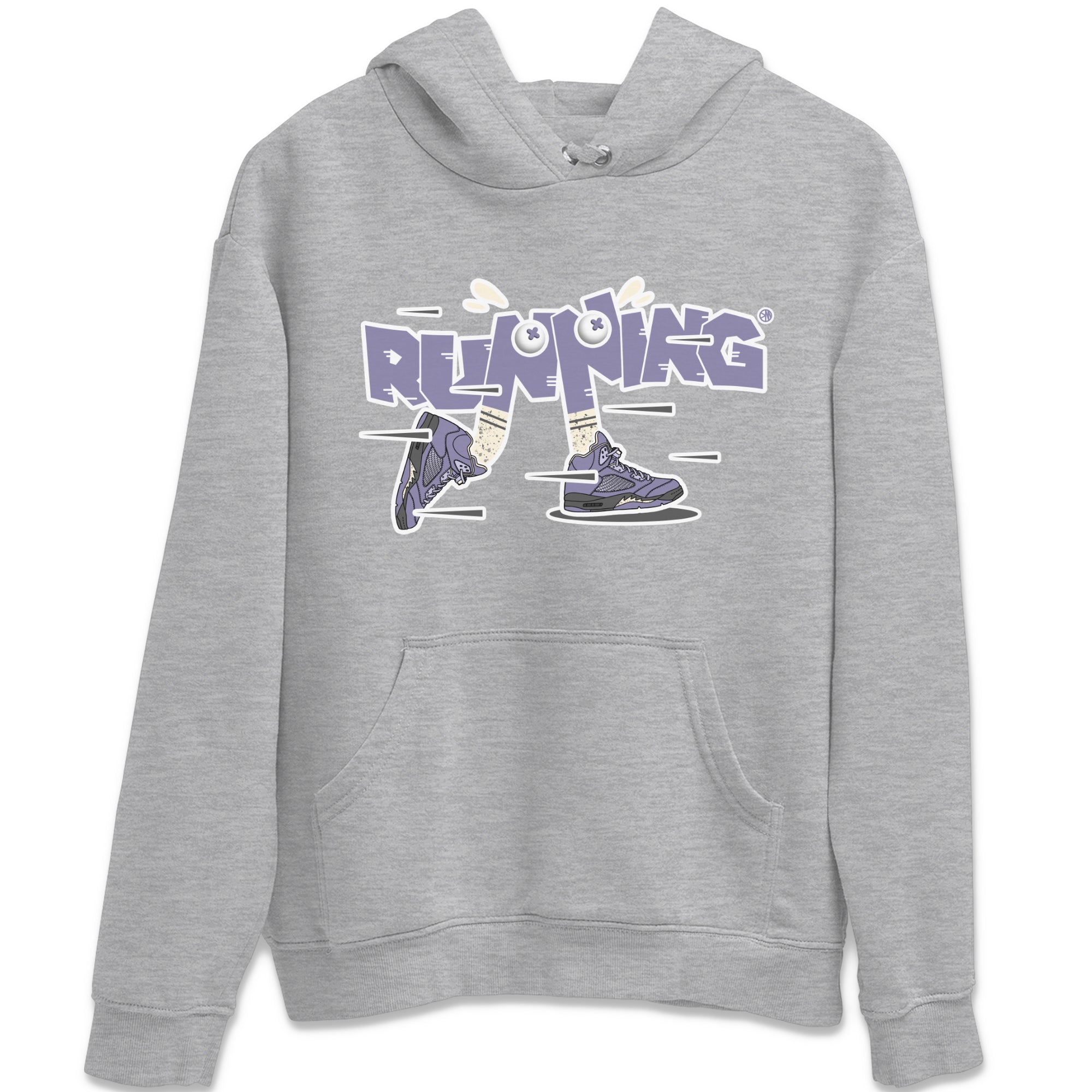 Air Jordan 5 Indigo Haze Sneaker Match Tees Running Shoes Streetwear Sneaker Shirt AJ5 Indigo Haze Sneaker Release Tees Unisex Shirts Heather Grey 2