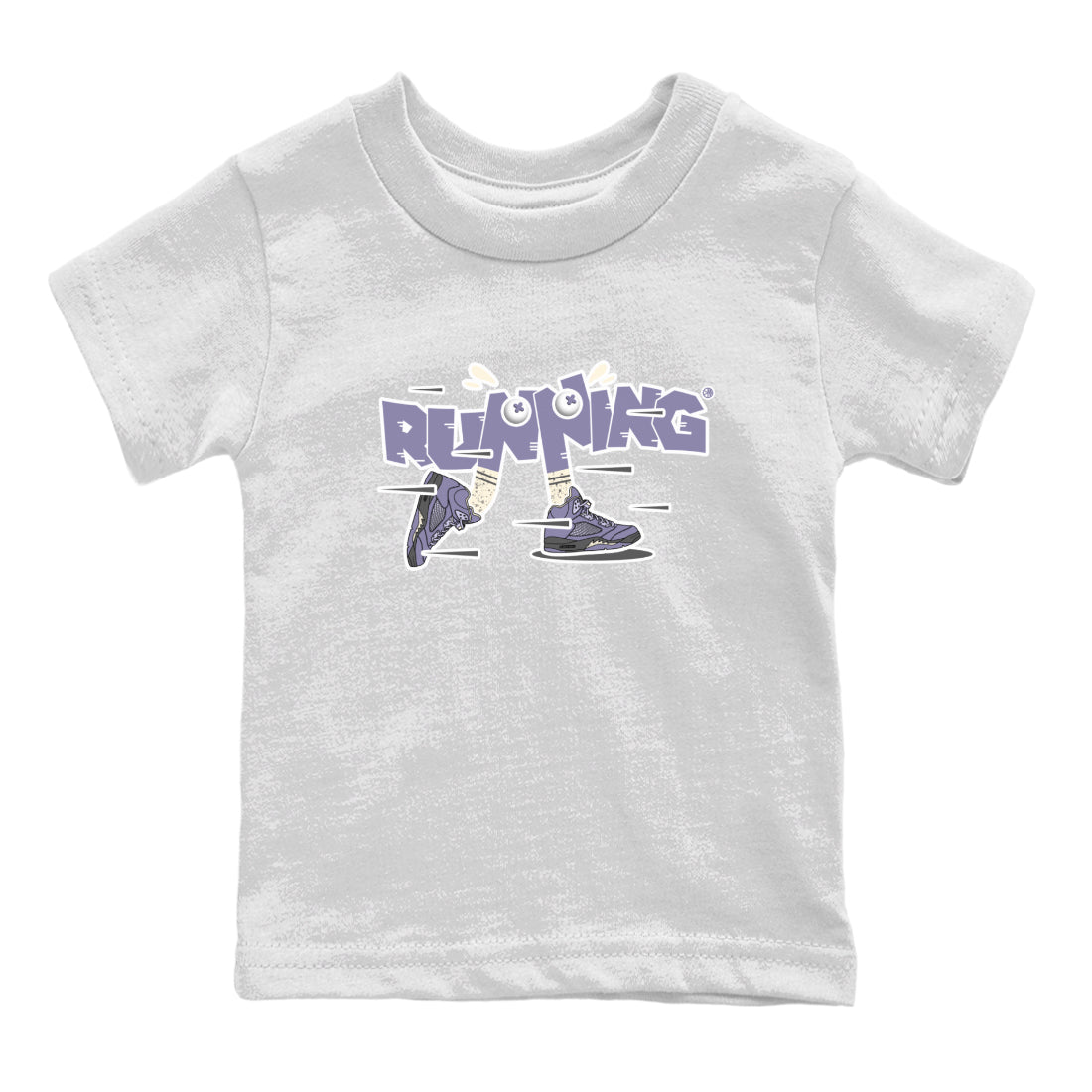 Air Jordan 5 Indigo Haze Sneaker Match Tees Running Shoes Streetwear Sneaker Shirt AJ5 Indigo Haze Sneaker Release Tees Kids Shirts White 2