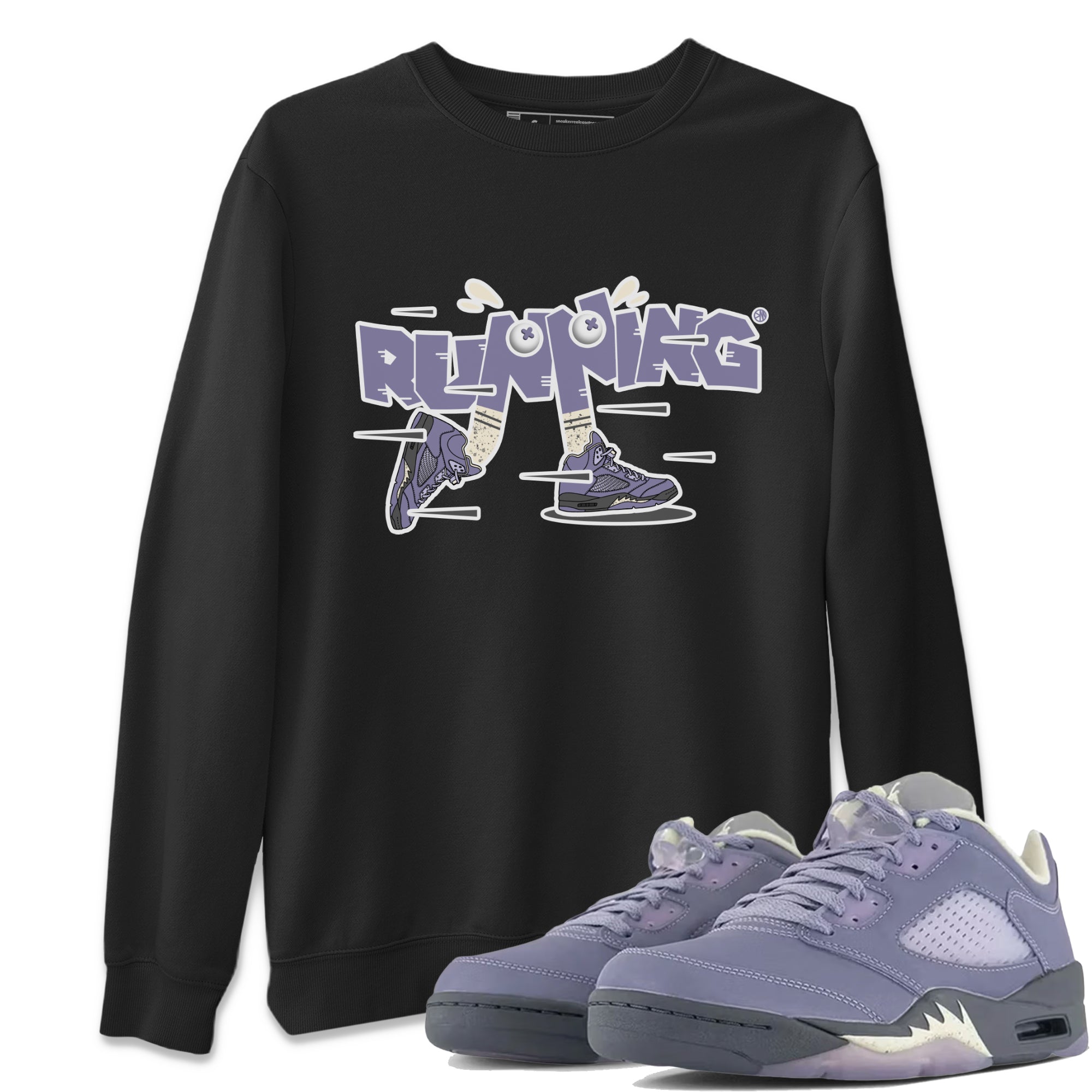 Air Jordan 5 Indigo Haze Sneaker Match Tees Running Shoes Streetwear Sneaker Shirt AJ5 Indigo Haze Sneaker Release Tees Unisex Shirts Black 1