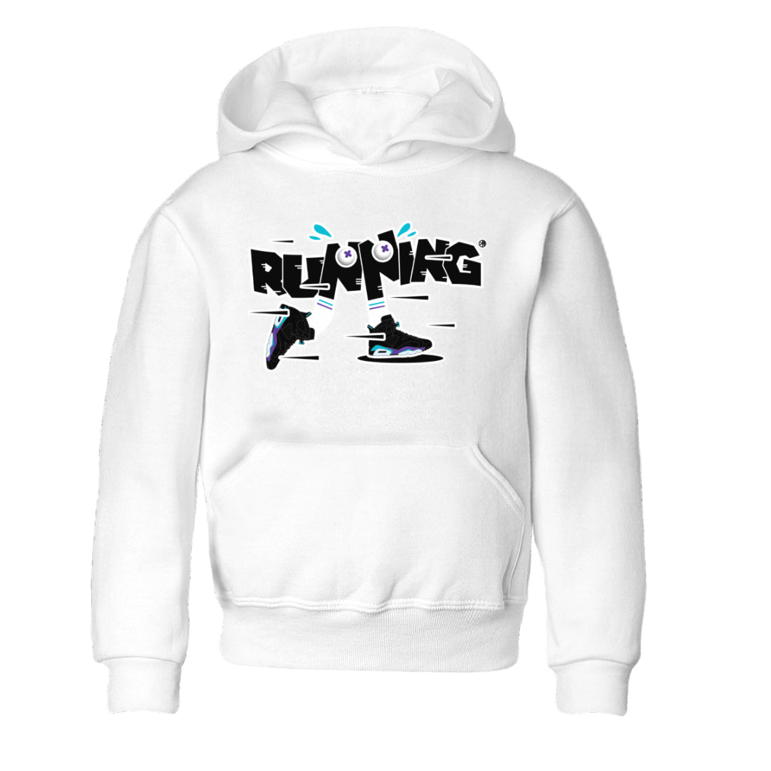 Air Jordan 6 Aqua Sneaker Match Tees Running Shoes Streetwear Sneaker Shirt AJ6 Aqua Sneaker Release Tees Kids Shirts White 2