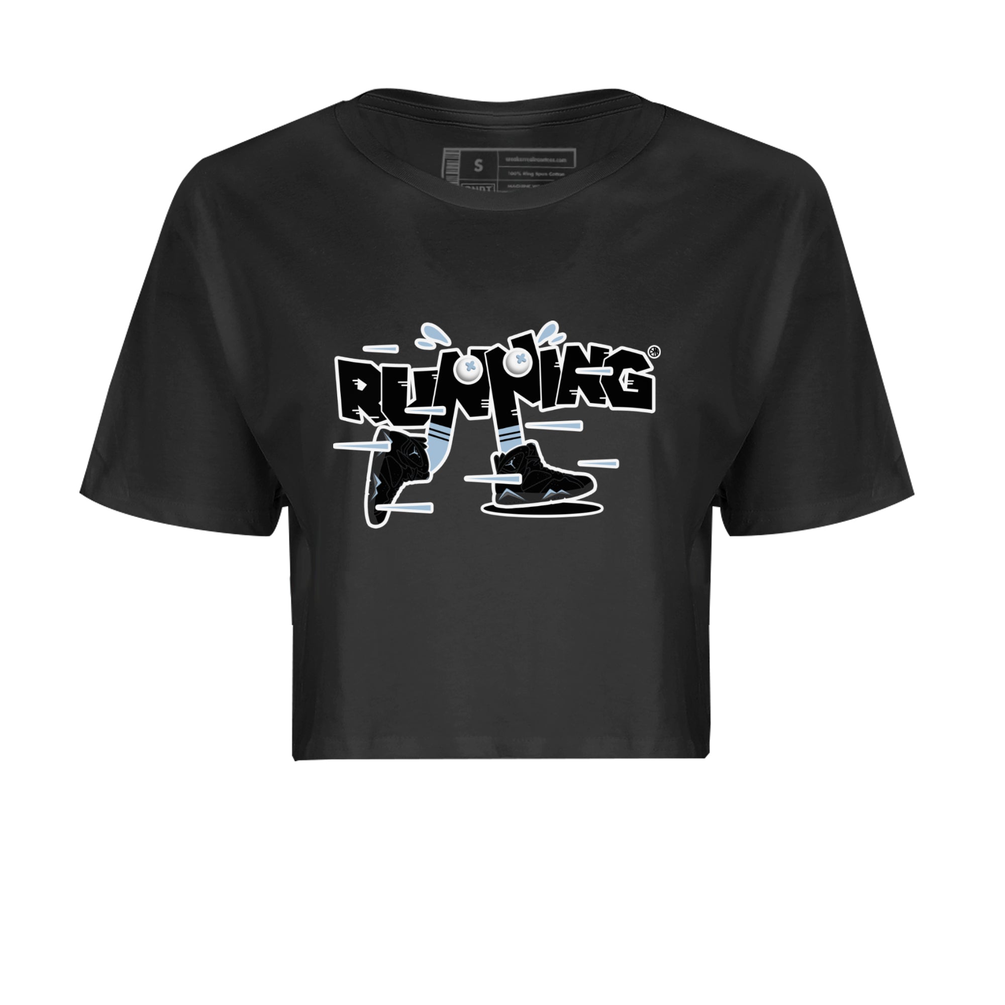 Air Jordan 7 Chambray Sneaker Match Tees Running Shoes Streetwear Sneaker Shirt AJ7 Chambray Sneaker Release Tees Women's Shirts Black 2