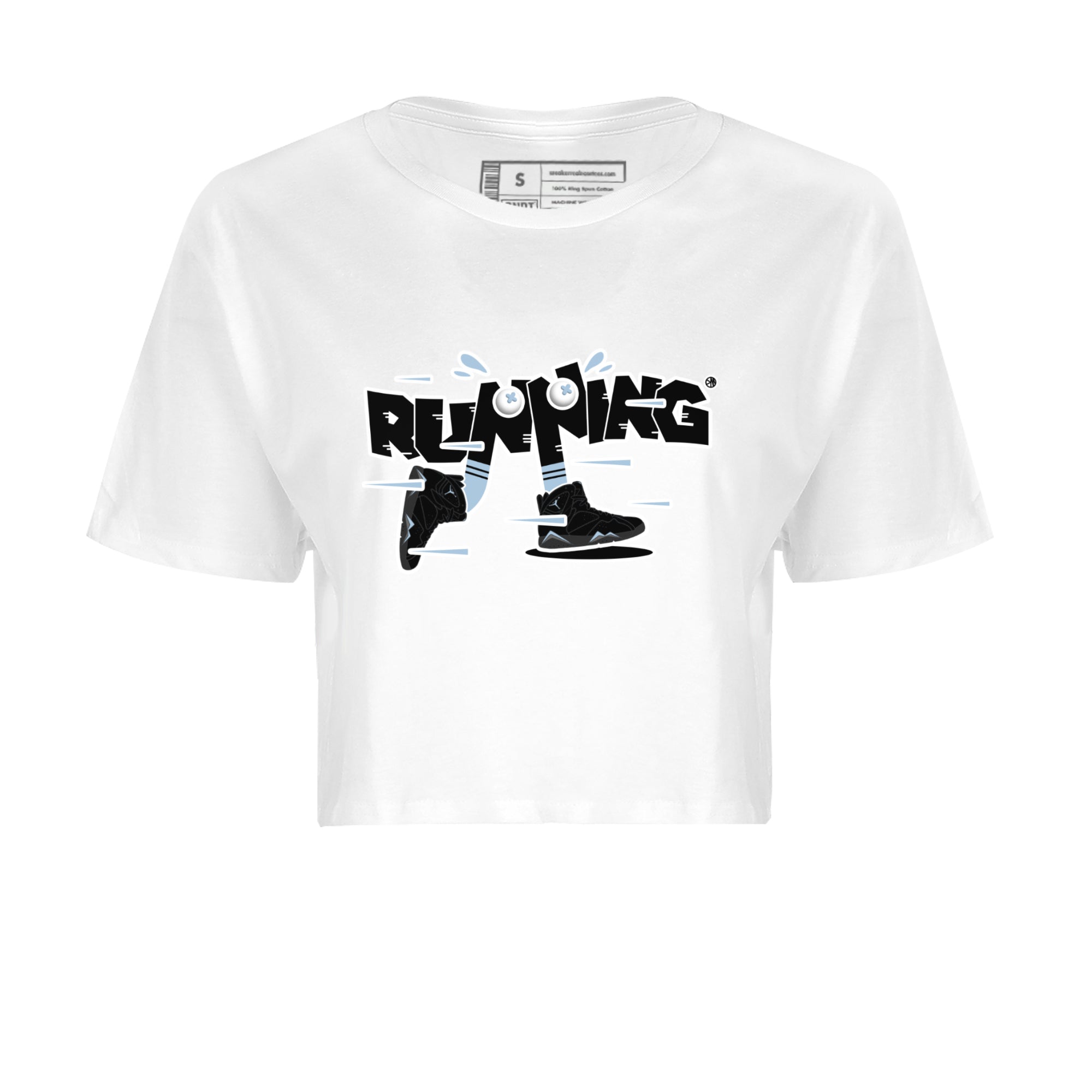 Air Jordan 7 Chambray Sneaker Match Tees Running Shoes Streetwear Sneaker Shirt AJ7 Chambray Sneaker Release Tees Women's Shirts White 2