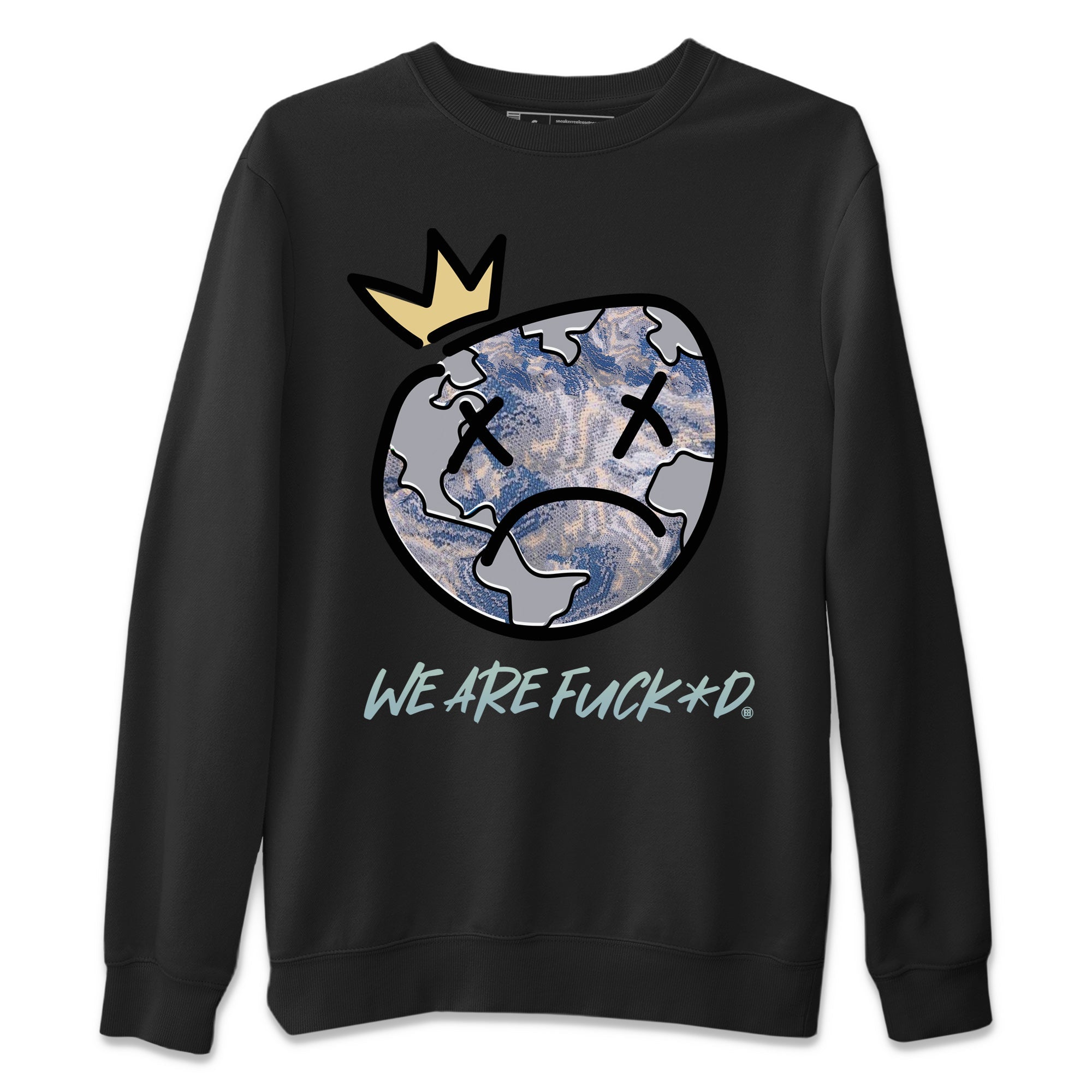 Yeezy 350 MX Blue Shirt To Match Jordans Sad Earth Sneaker Tees Yeezy 350 MX Blue Drip Gear Zone Sneaker Matching Clothing Unisex Shirts